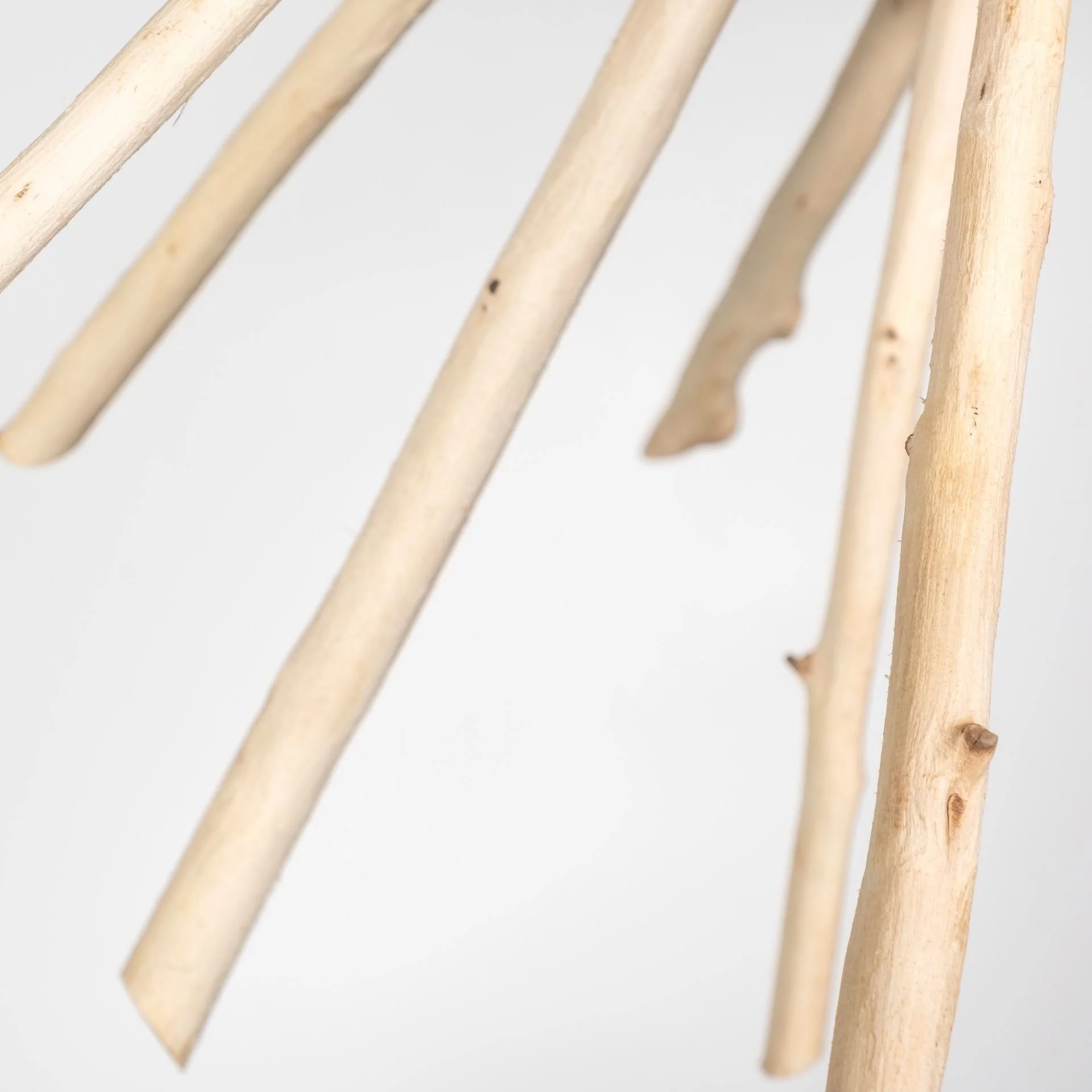 Wood and Metal Starburst Six Bulb Hanging Light By Homeroots - Image 7