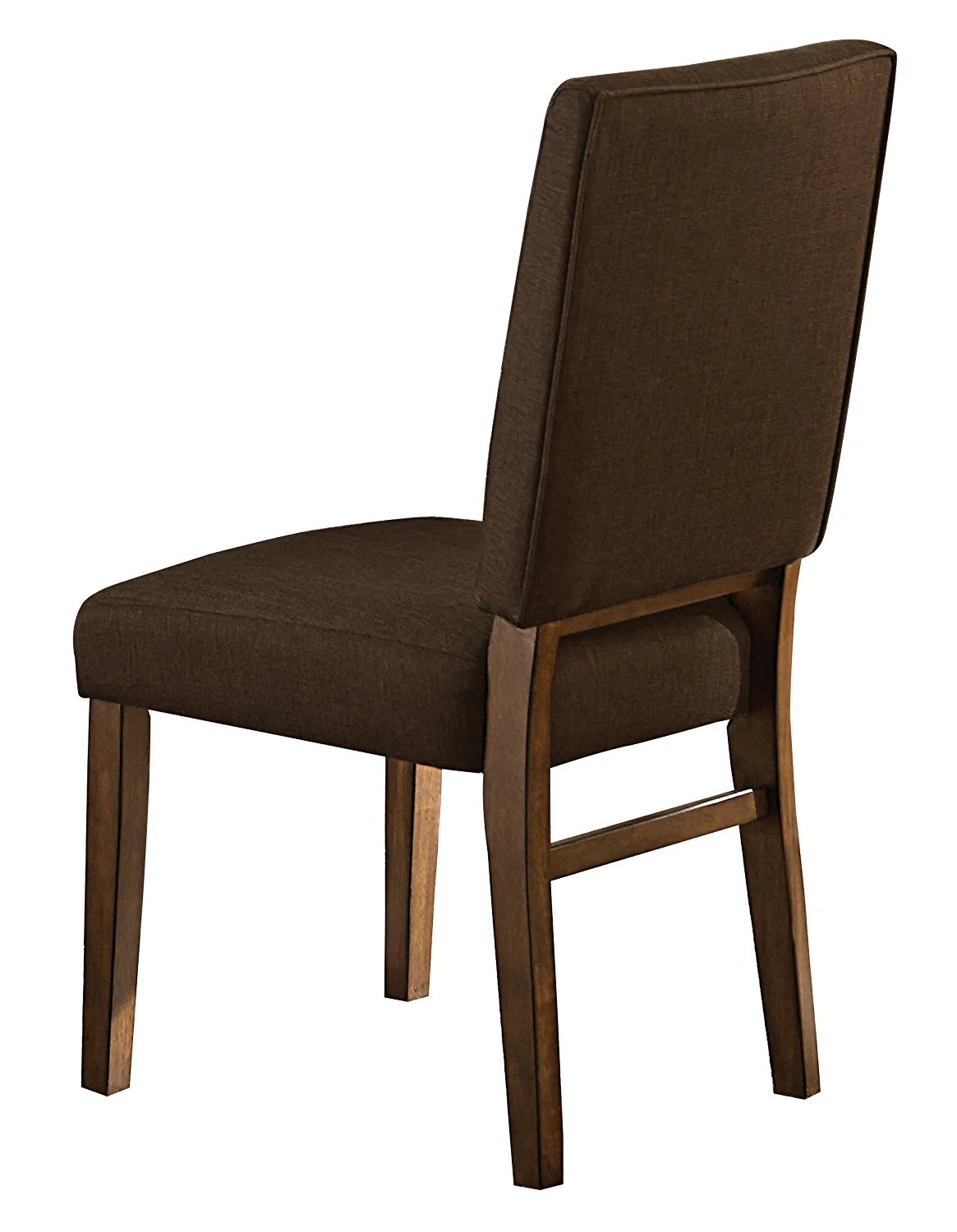 Wood & Fabric Dining Side Chair With Comfortable Padding, Set Of 2 By Benzara - Image 2