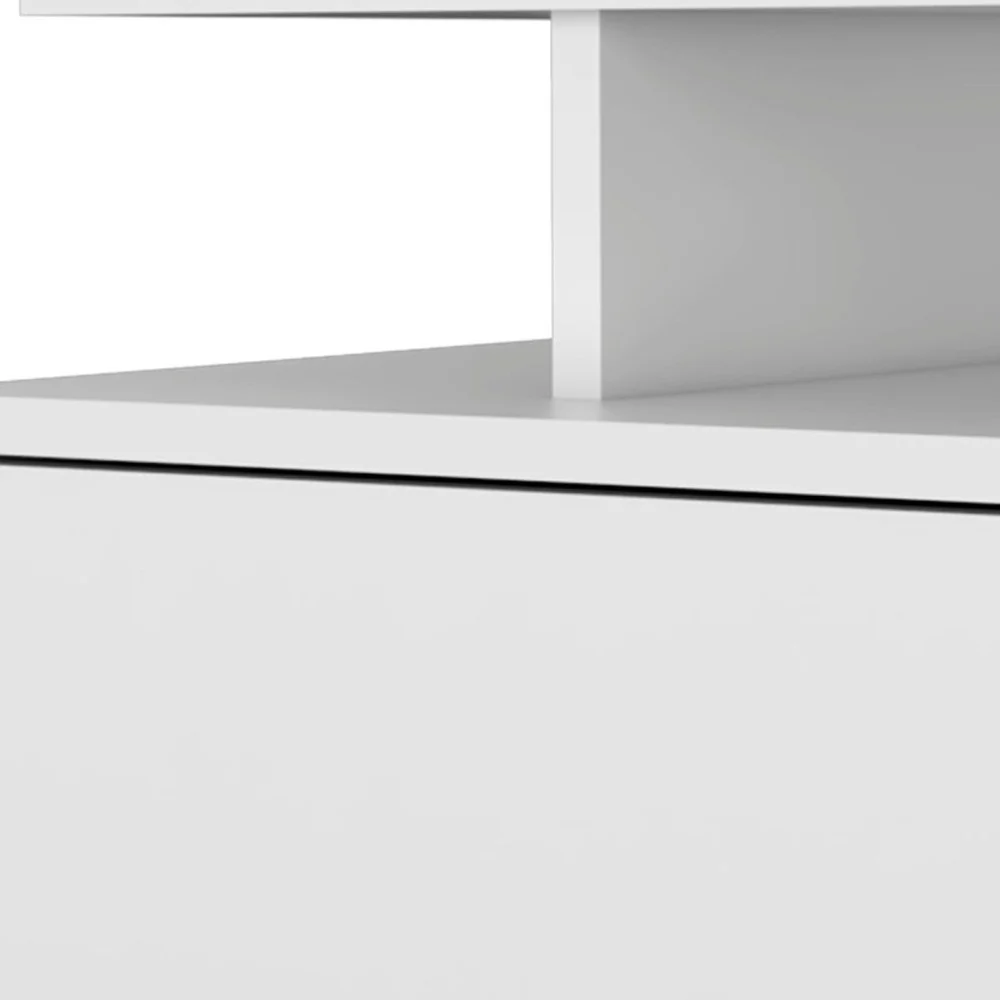 Wood One Drawer Floating Nightstand By Homeroots - Image 3