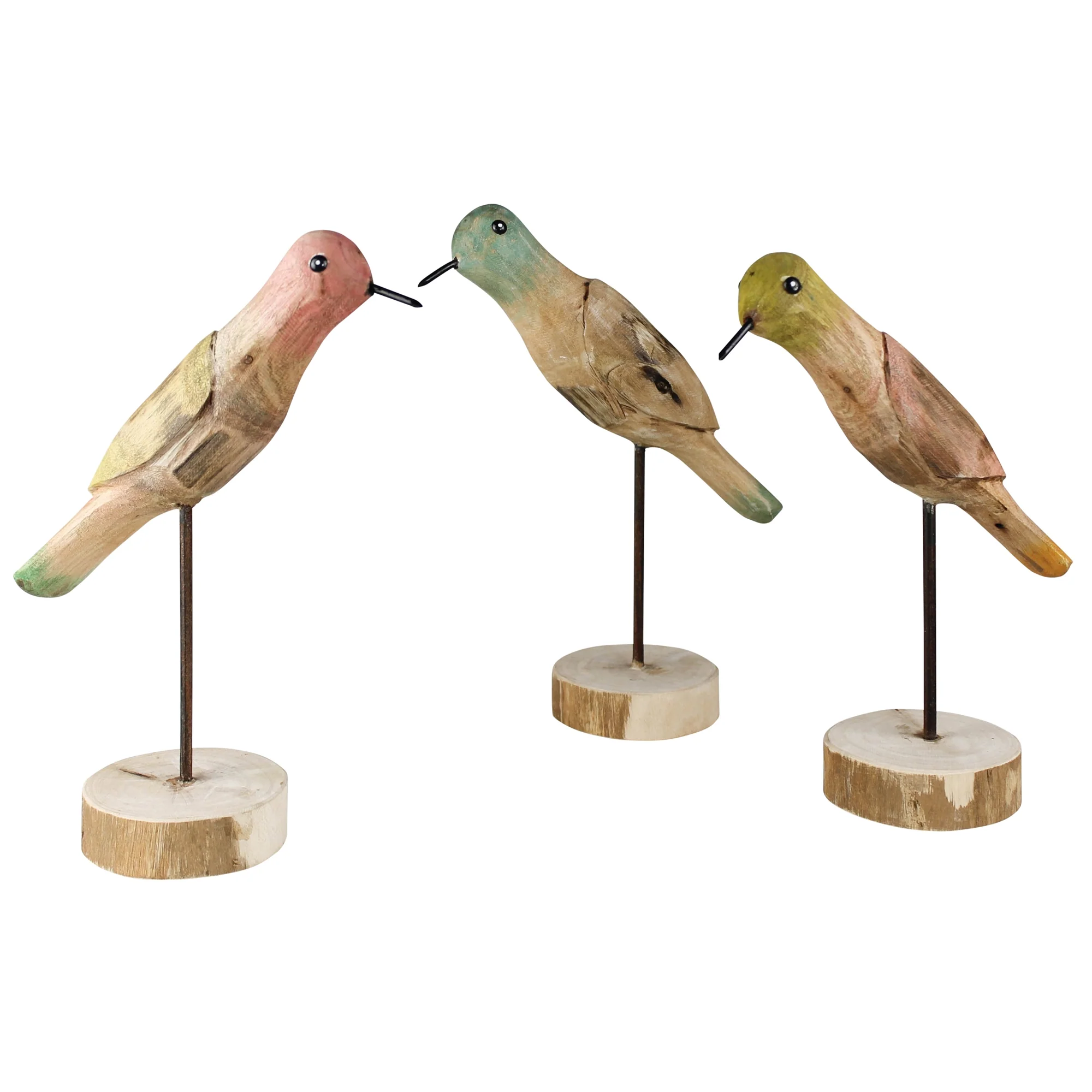 Wood Parakeets, Set/3 By HomArt - Image 4