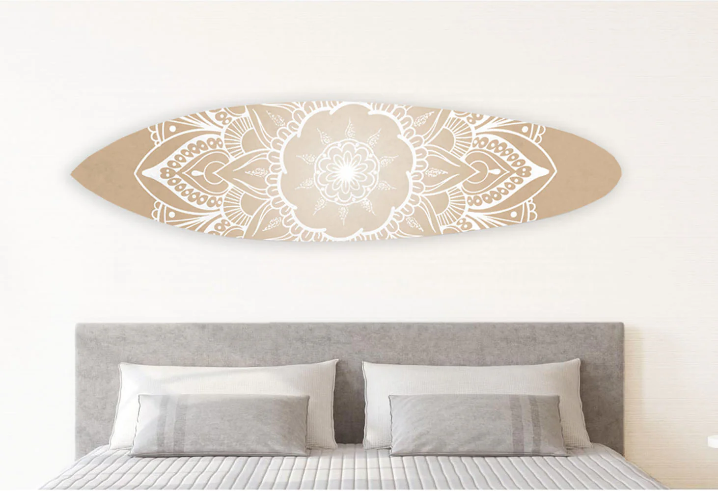 Wood, Tan, Tranquility Surboard Wall Art By Homeroots - Image 2
