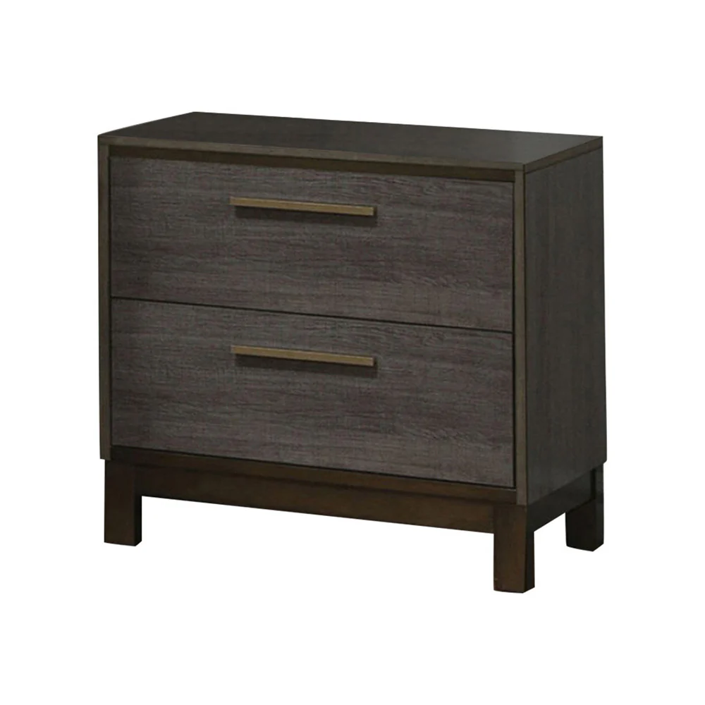 Wooden 2 Drawer Nightstand With Carvings And Claw Feet, White By Benzara - Image 2