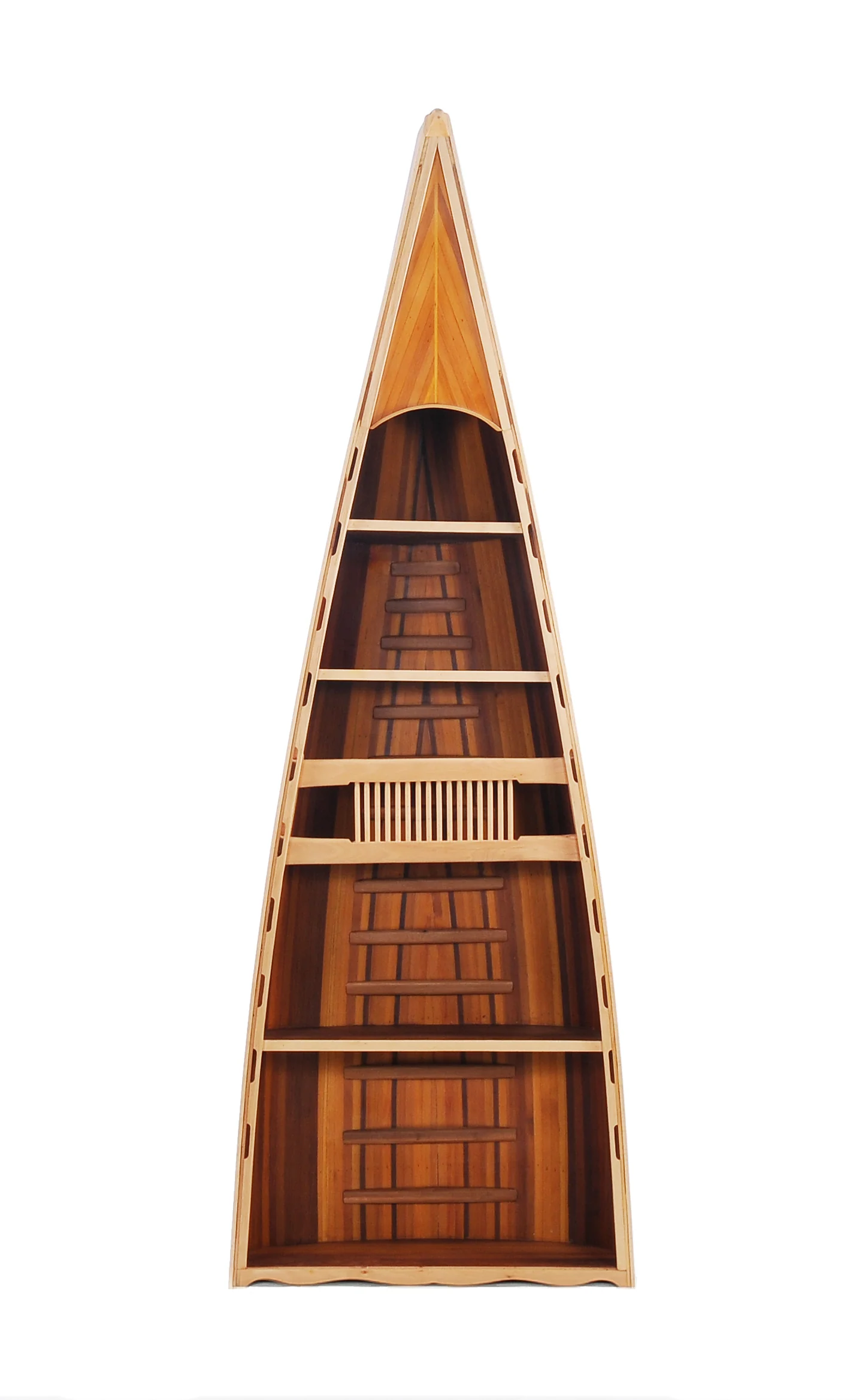 Wooden Canoe Book Shelf By Homeroots - Image 2