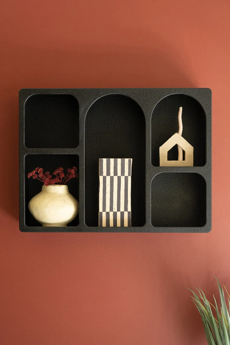 Wooden Wall Cubbie - Black By Kalalou - Image 2
