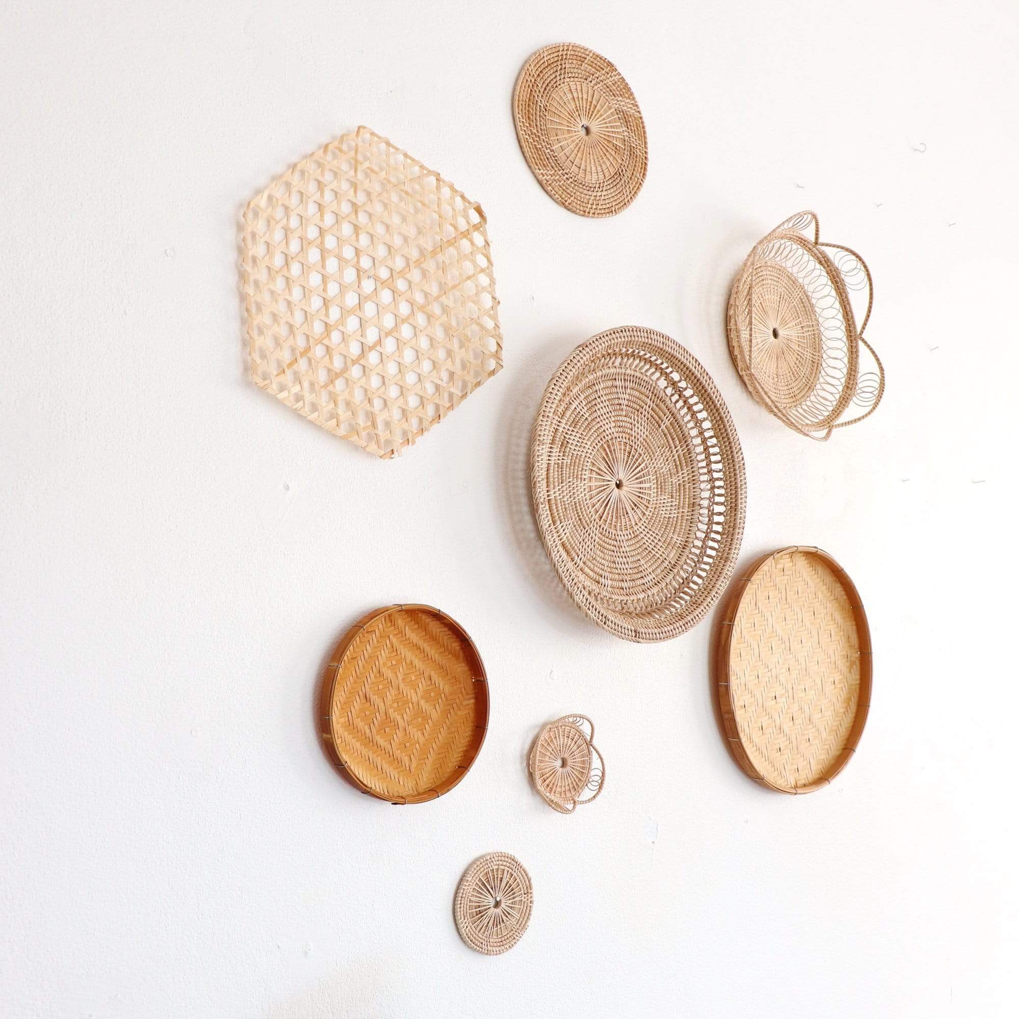 Worapon - Wall Hanging Decor Set Of 8 By Thaihome - Image 3