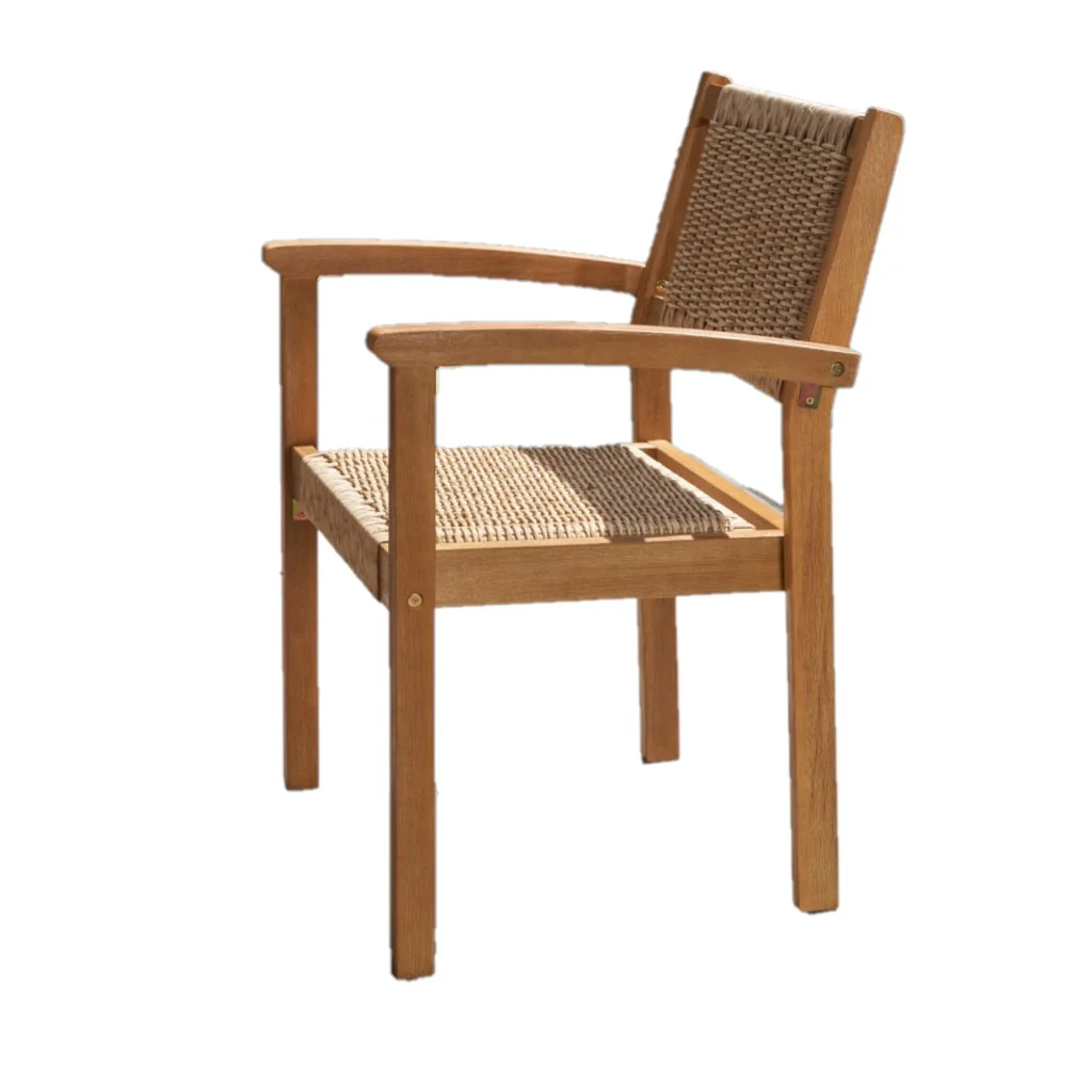 Woven Dining Chairs Set Of 2 By Homeroots - Image 8