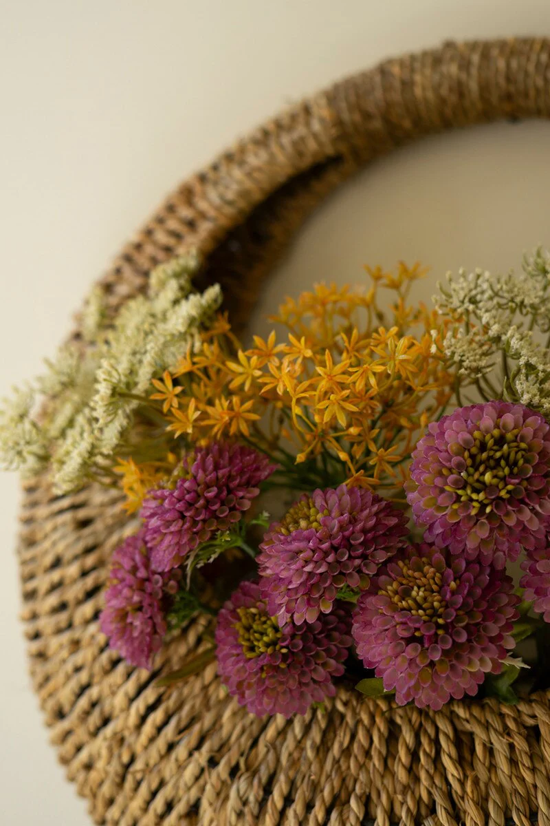 Woven Vine Wall Basket (Min 2) By Kalalou - Image 2