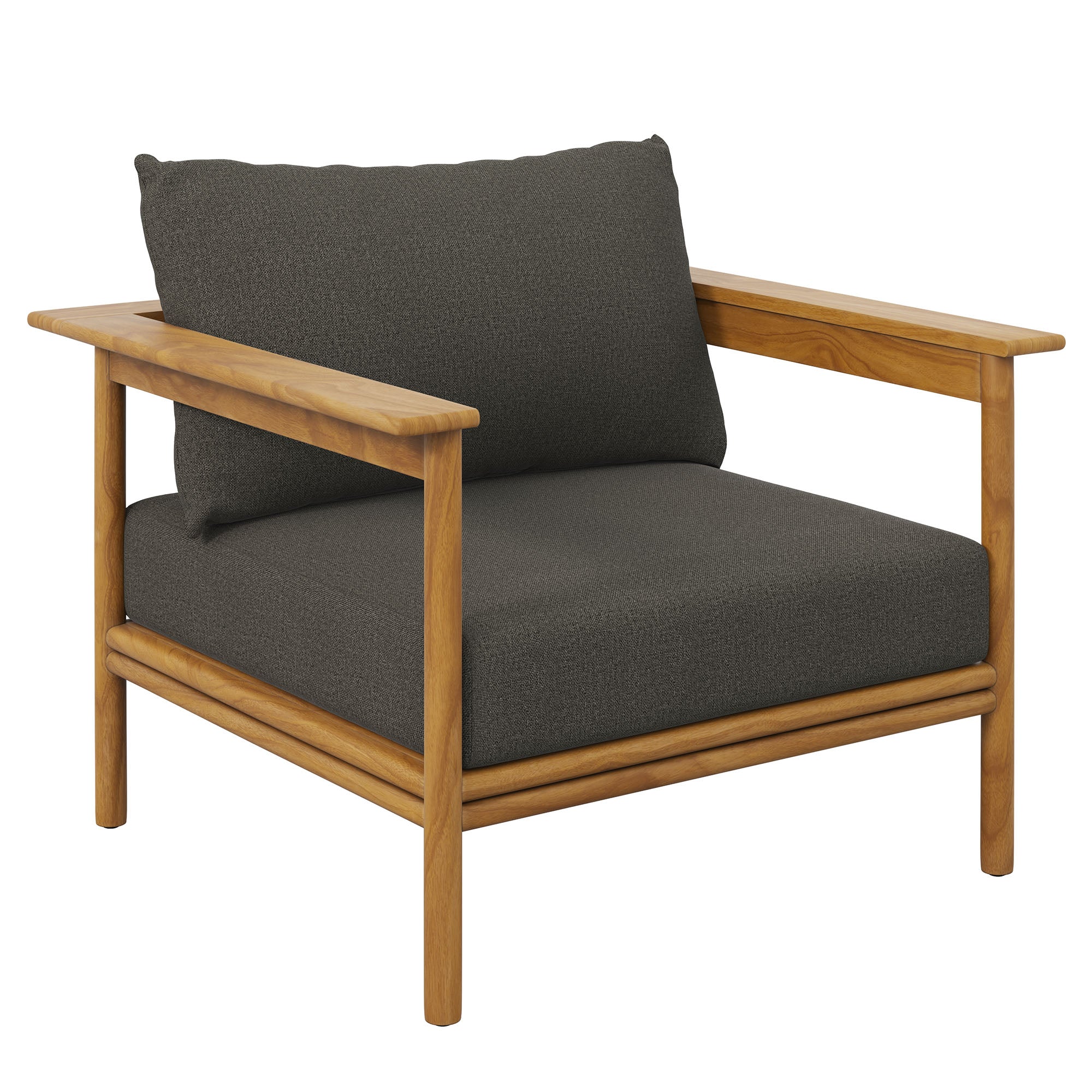 Wren Outdoor Patio Teak Wood Armchair by Modway - Image 11