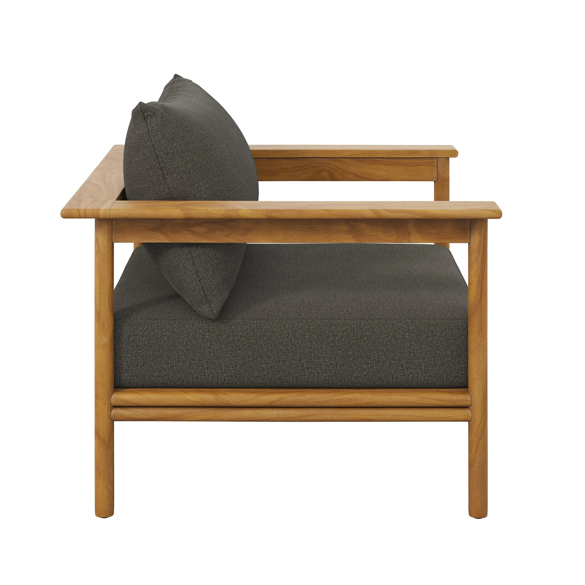 Wren Outdoor Patio Teak Wood Armchair by Modway - Image 12