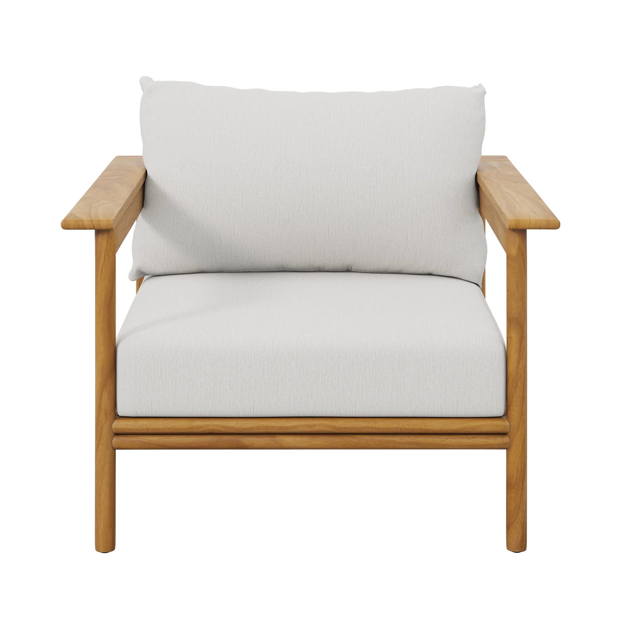 Wren Outdoor Patio Teak Wood Armchair by Modway - Image 24