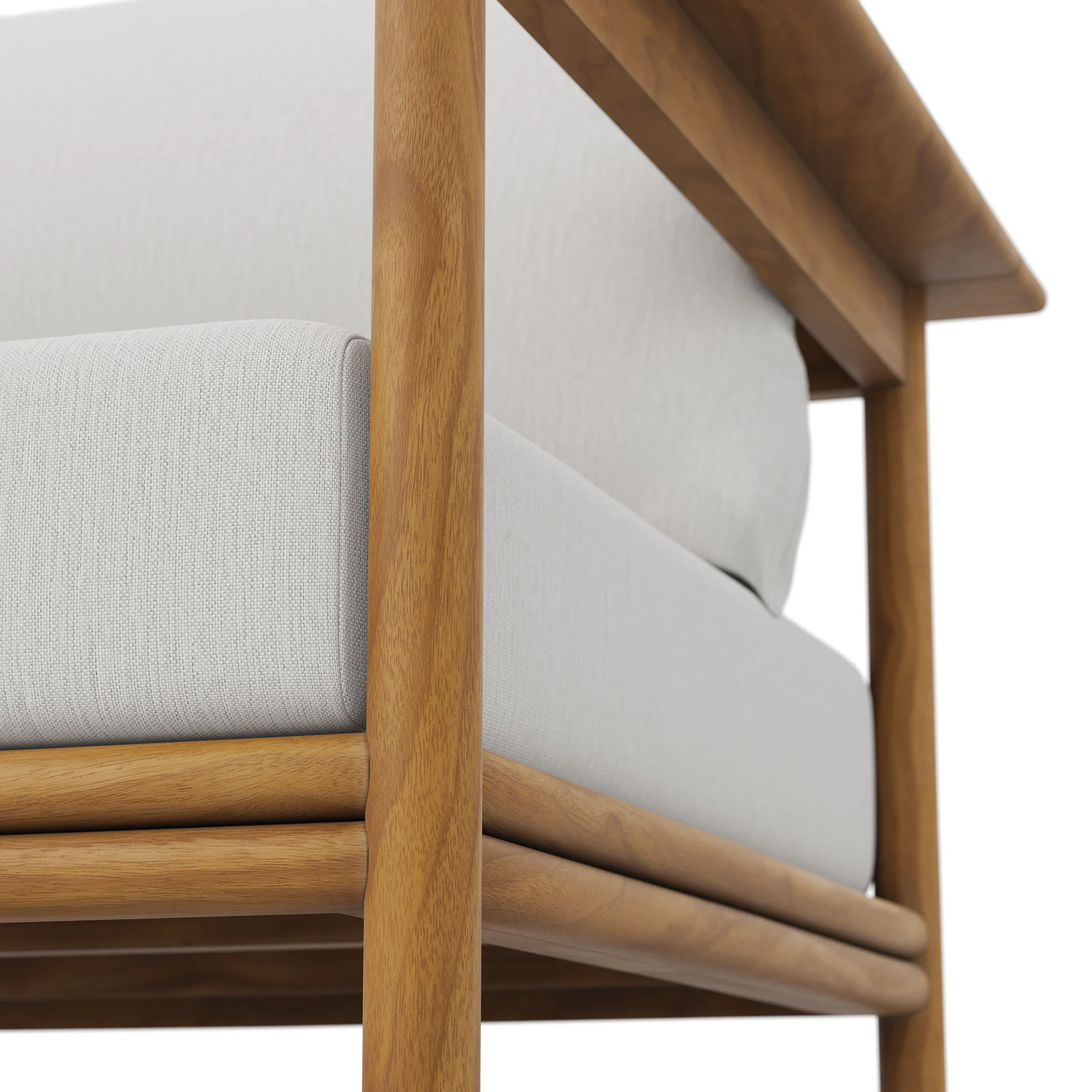 Wren Outdoor Patio Teak Wood Armchair by Modway - Image 26