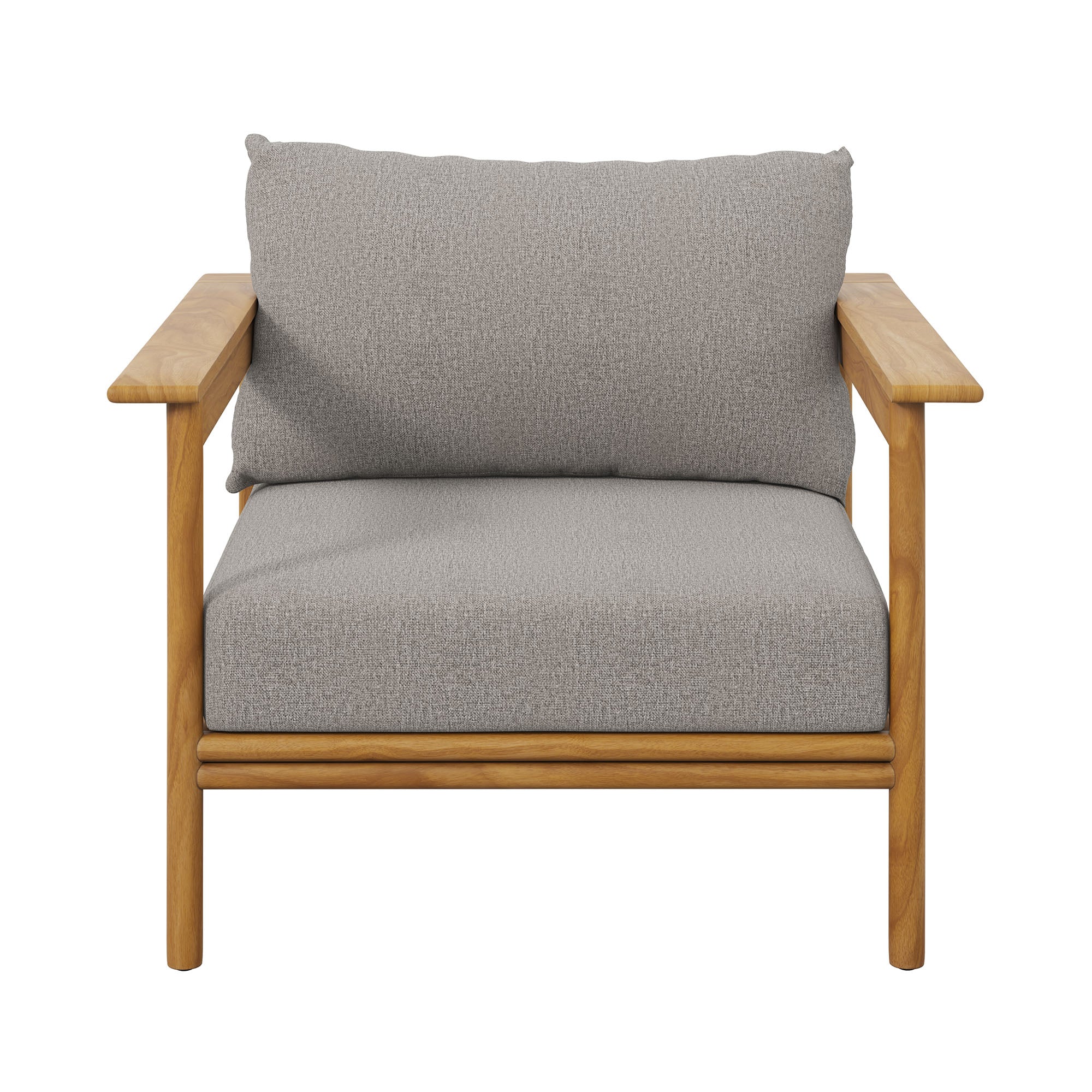 Wren Outdoor Patio Teak Wood Armchair by Modway - Image 5