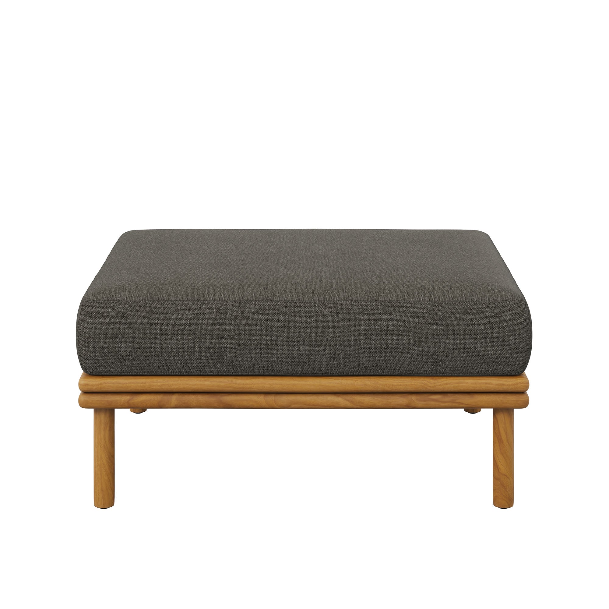 Wren Outdoor Patio Teak Wood Ottoman by Modway - Image 14