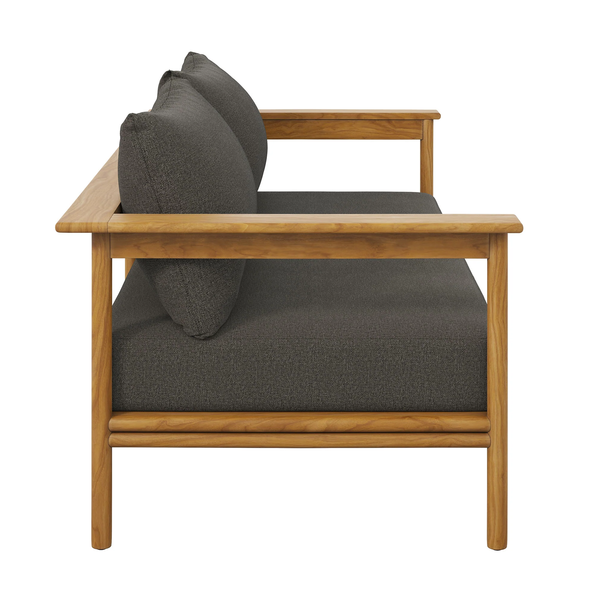 Wren Outdoor Patio Teak Wood Sofa by Modway - Image 12
