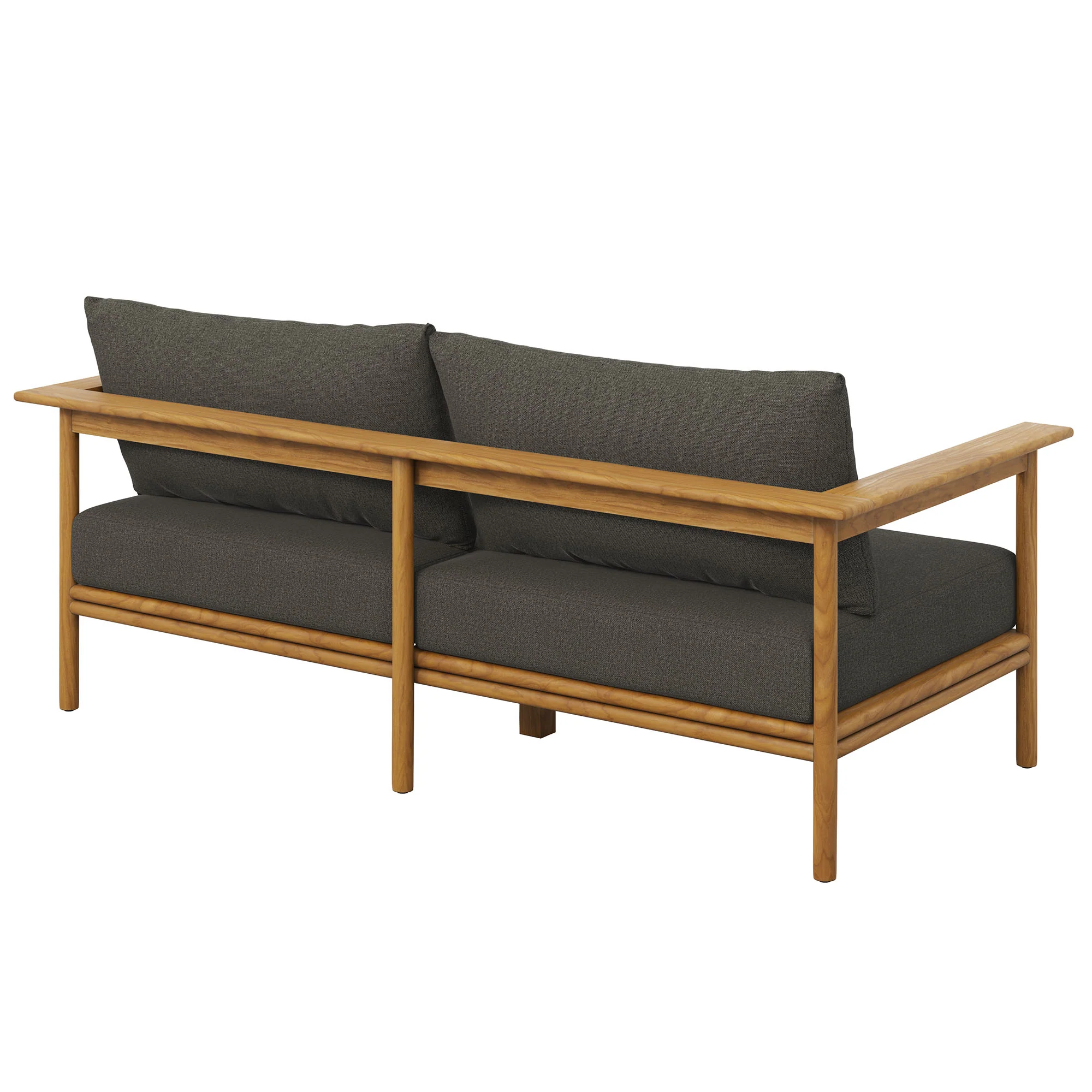 Wren Outdoor Patio Teak Wood Sofa by Modway - Image 13