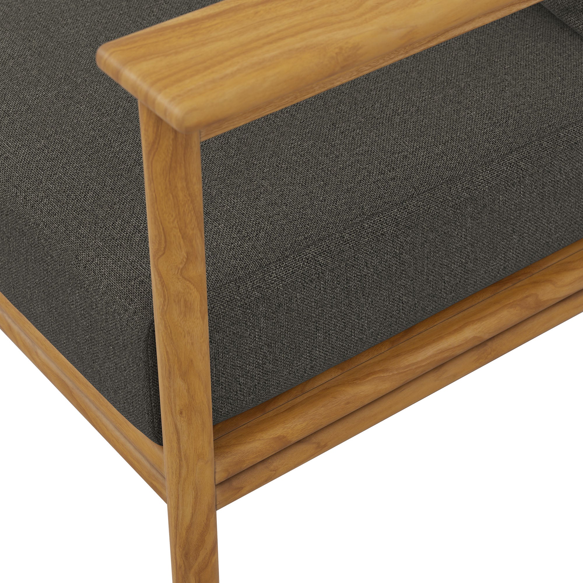 Wren Outdoor Patio Teak Wood Sofa by Modway - Image 15