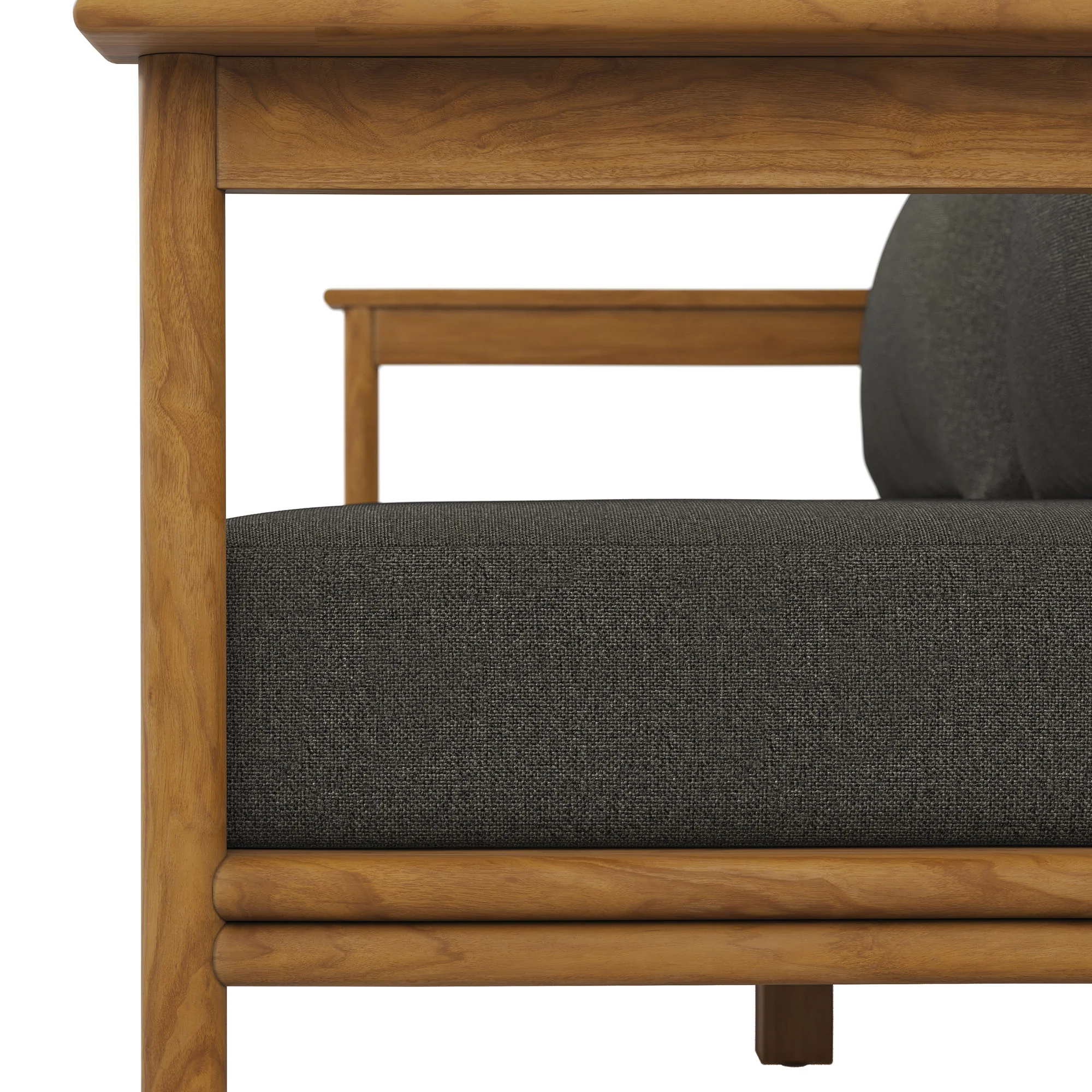 Wren Outdoor Patio Teak Wood Sofa by Modway - Image 16