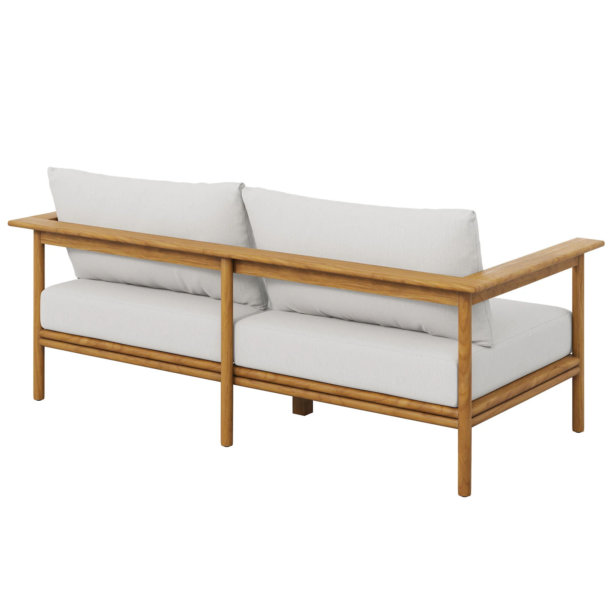 Wren Outdoor Patio Teak Wood Sofa by Modway - Image 23
