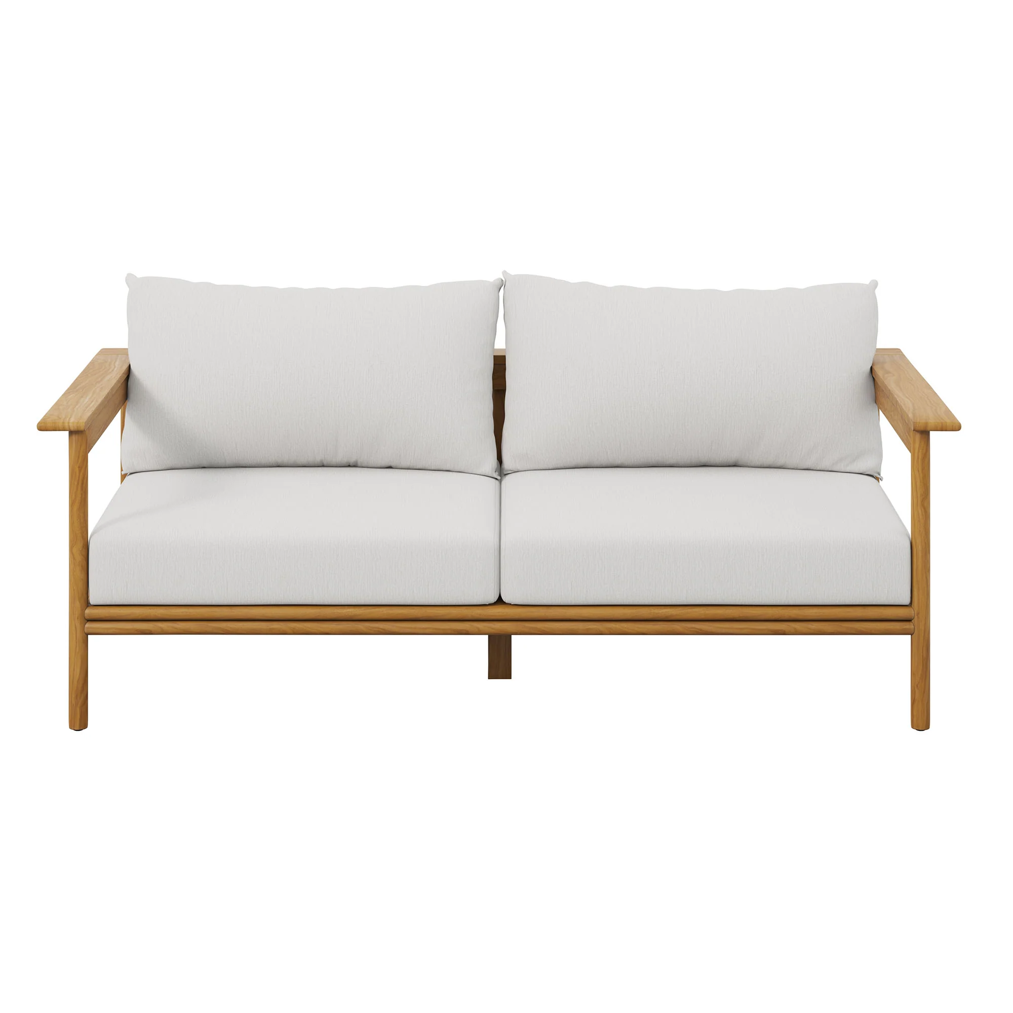 Wren Outdoor Patio Teak Wood Sofa by Modway - Image 24
