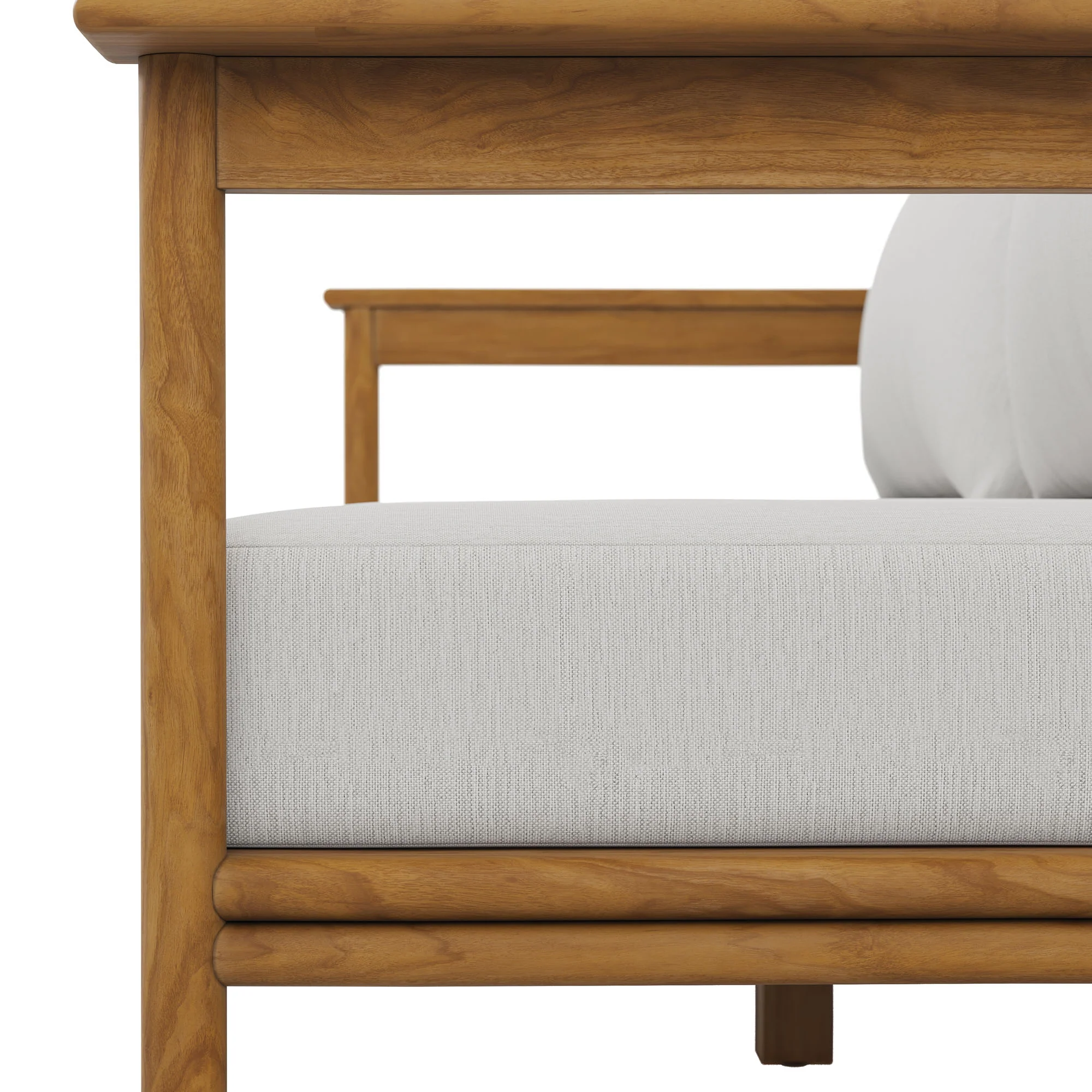 Wren Outdoor Patio Teak Wood Sofa by Modway - Image 26
