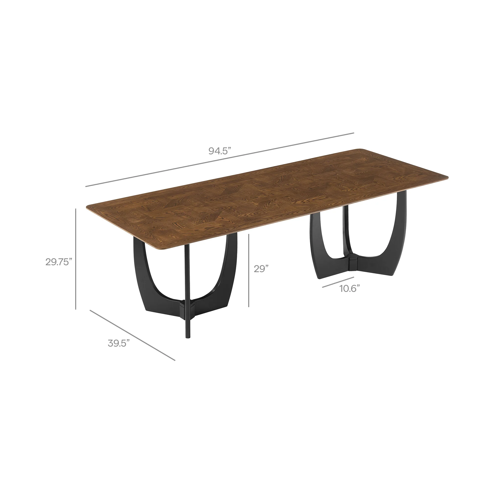 Wrenly 94" Dining Table by Modway - Image 10
