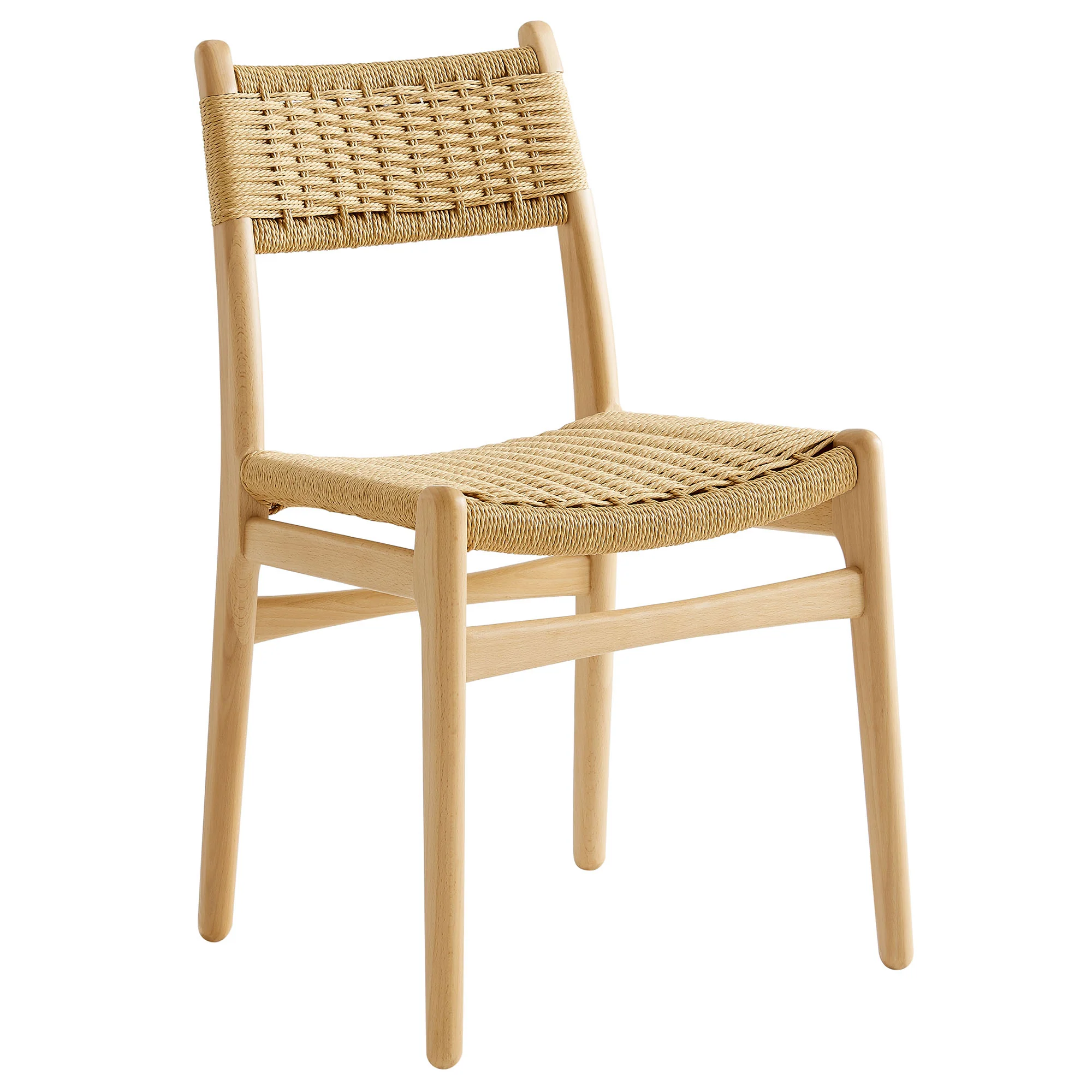 Wynn Rope and Wood Dining Side Chairs Set of 2 by Modway - Image 13