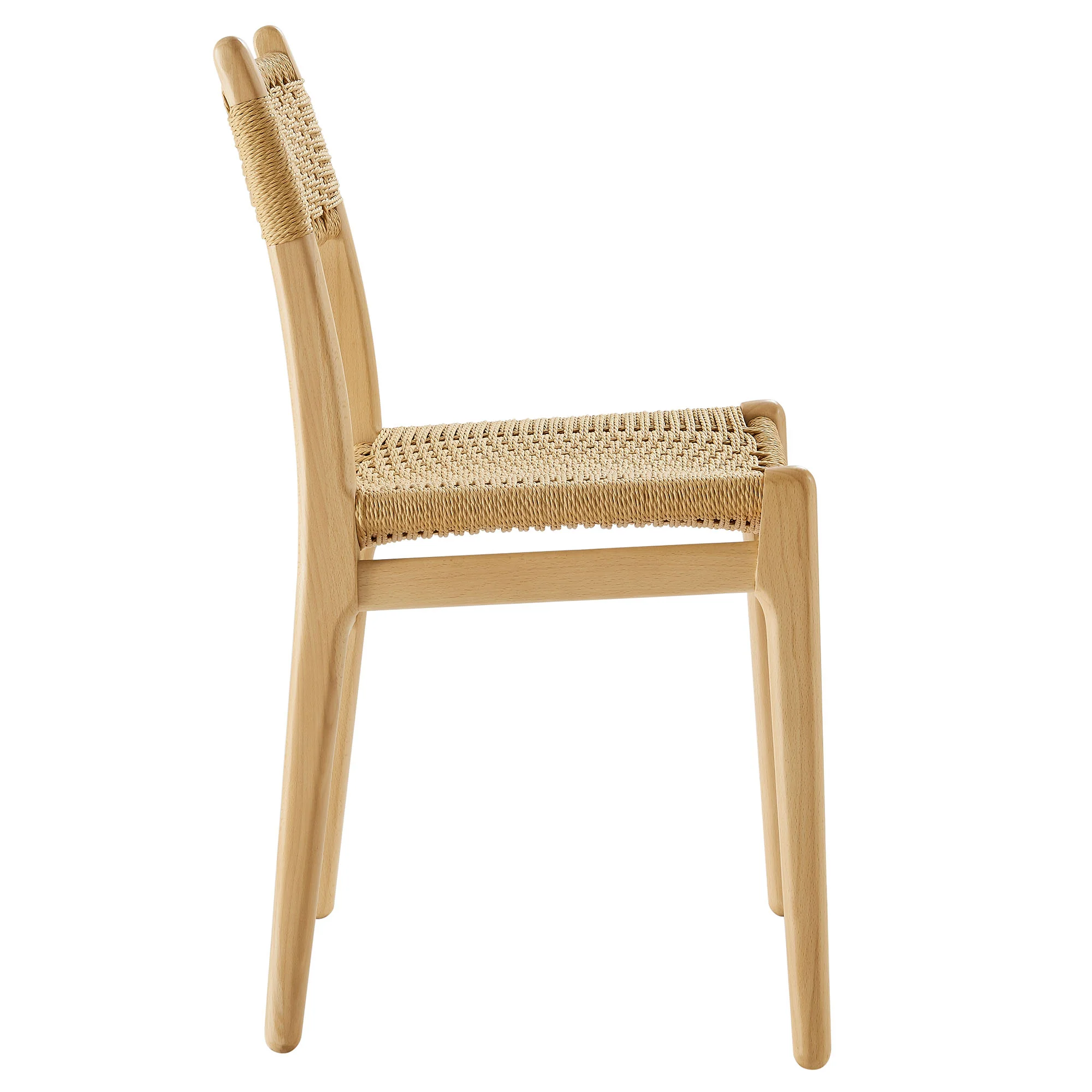 Wynn Rope and Wood Dining Side Chairs Set of 2 by Modway - Image 14