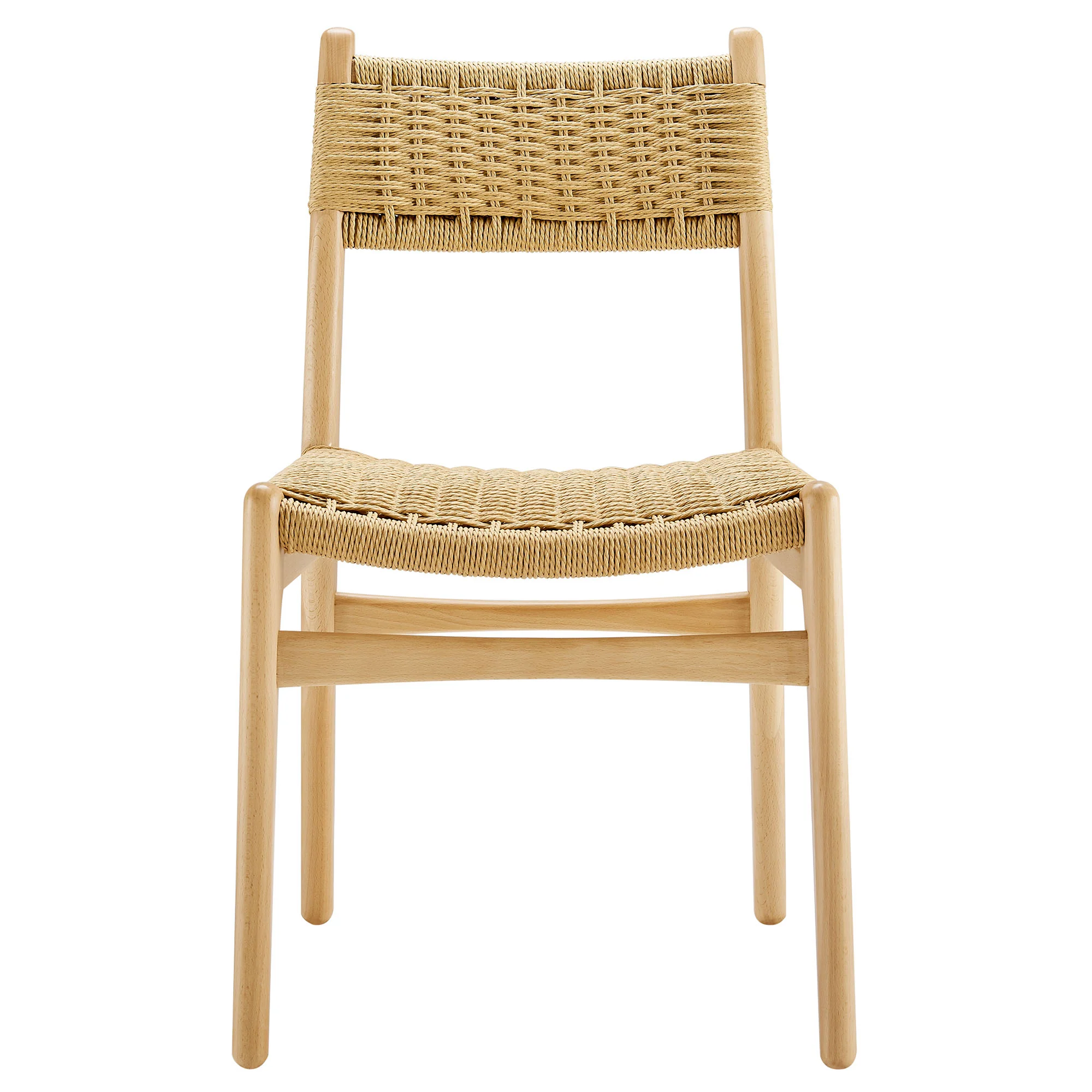 Wynn Rope and Wood Dining Side Chairs Set of 2 by Modway - Image 16