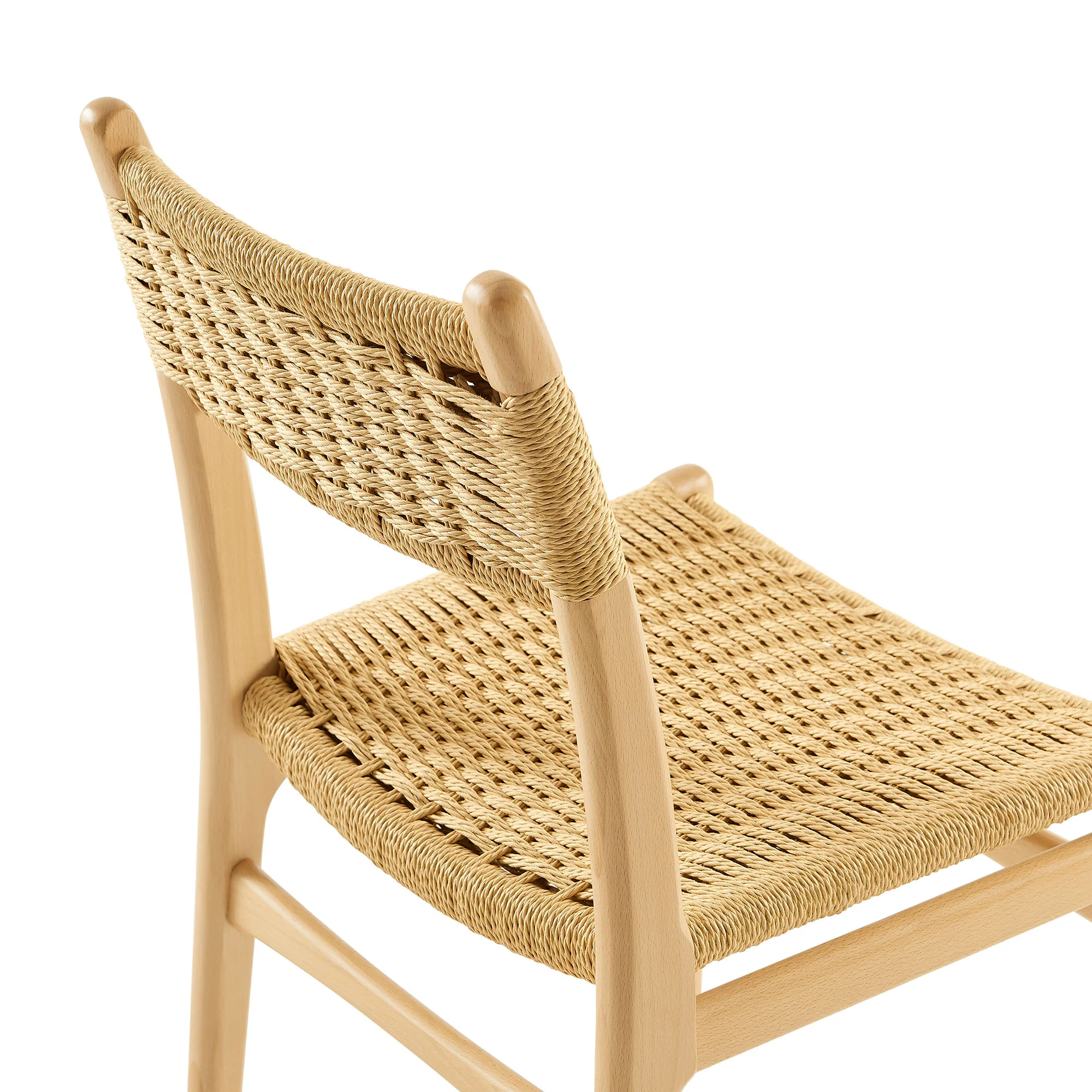 Wynn Rope and Wood Dining Side Chairs Set of 2 by Modway - Image 18