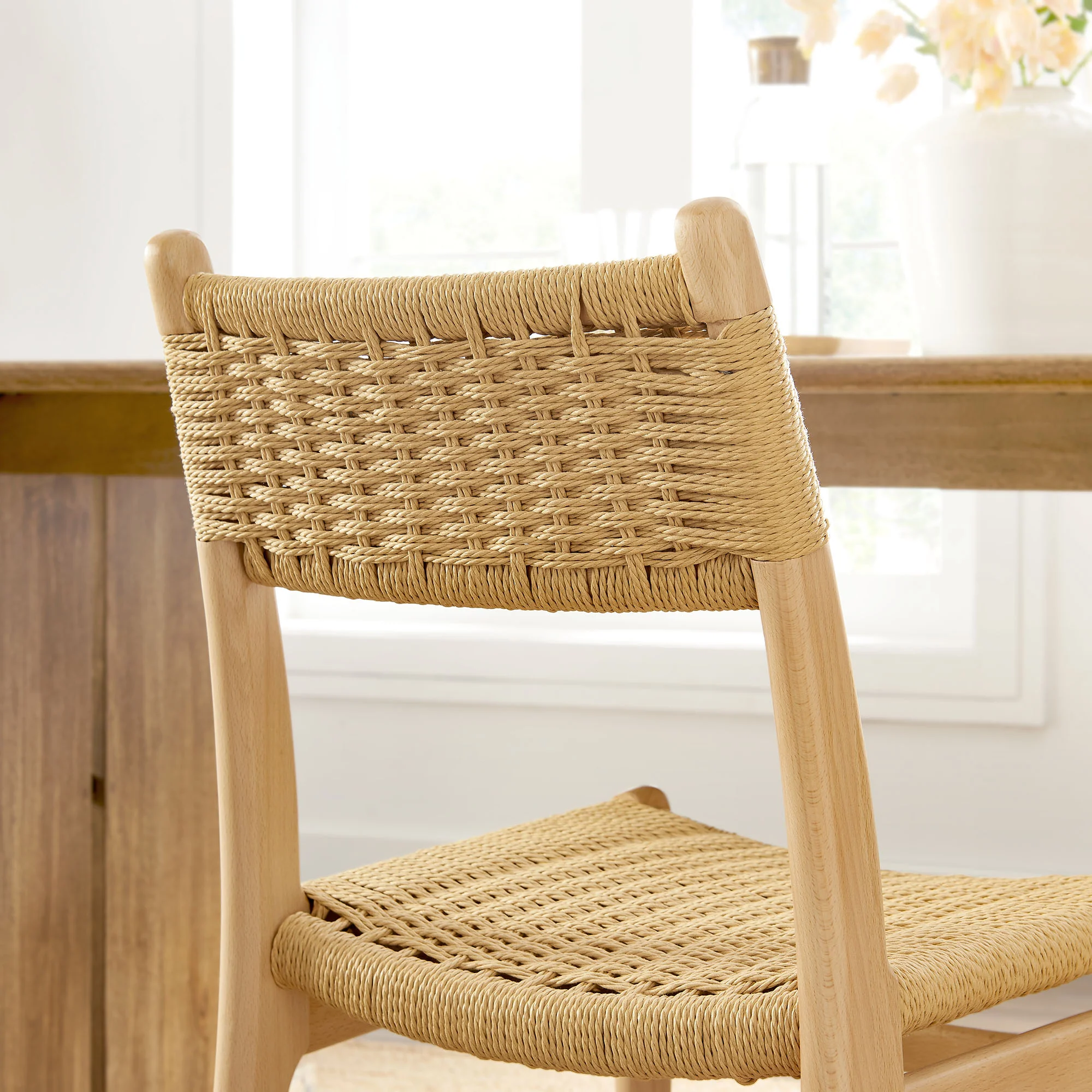 Wynn Rope and Wood Dining Side Chairs Set of 2 by Modway - Image 19