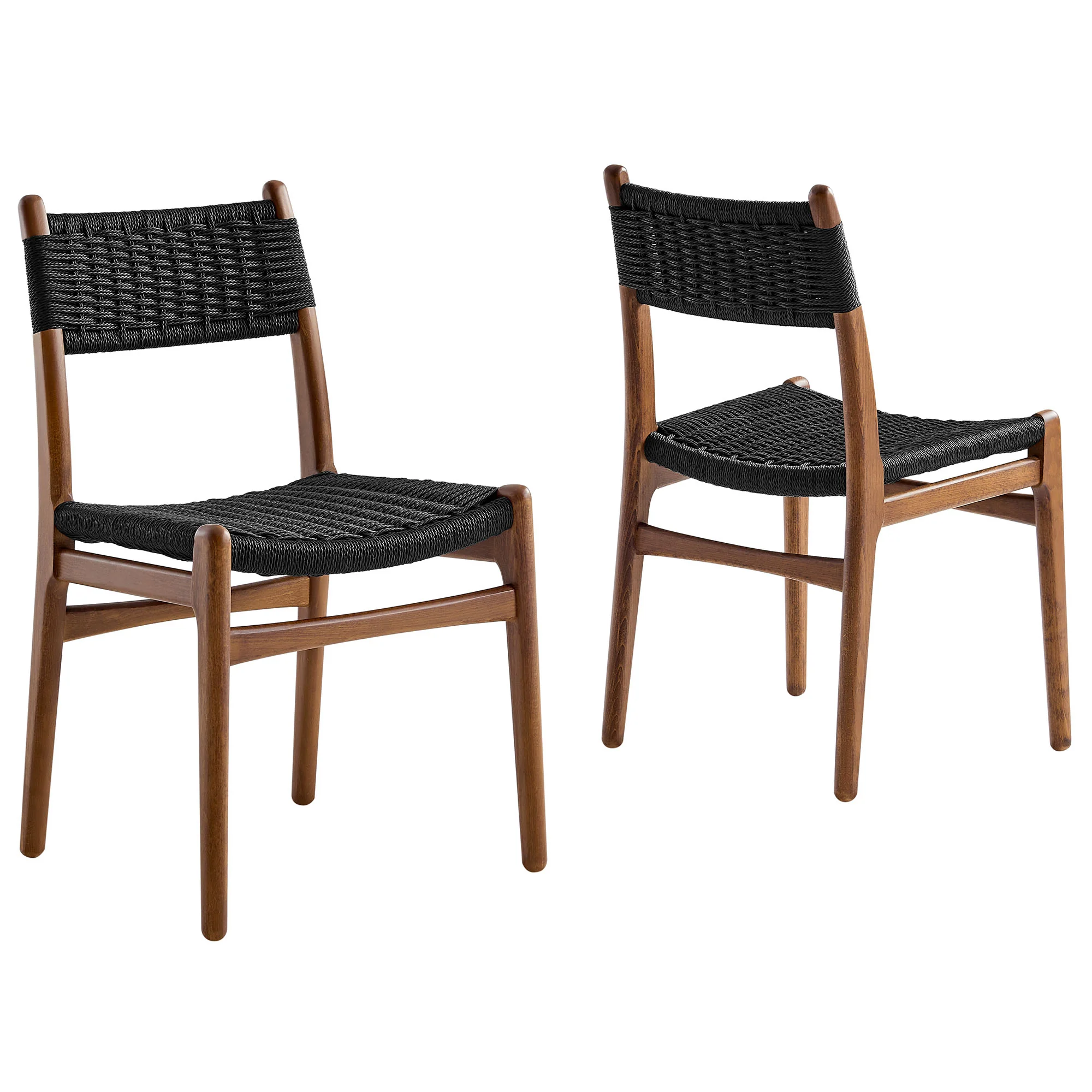 Wynn Rope and Wood Dining Side Chairs Set of 2 by Modway - Image 23