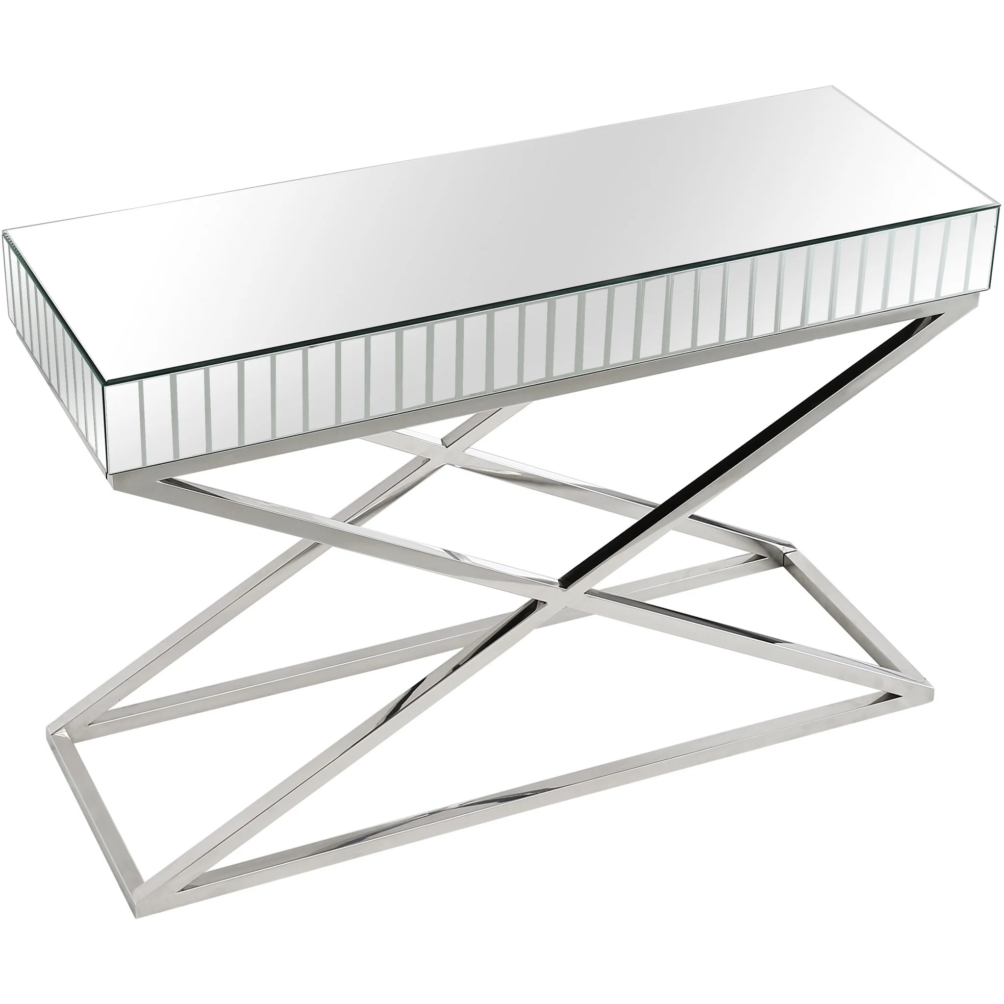 X Shaped Console Table By Homeroots - Image 3