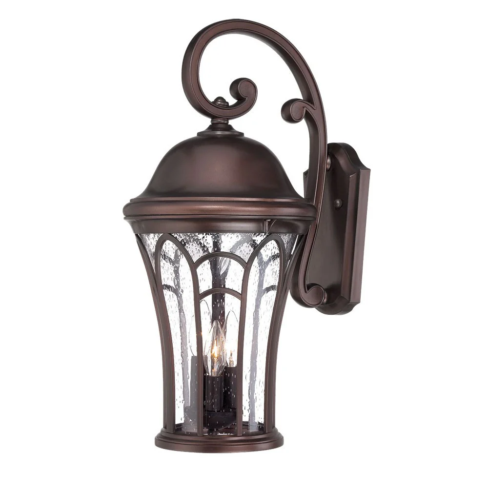 XL Bronze Tapered Goblet Wall Light By Homeroots - Image 2