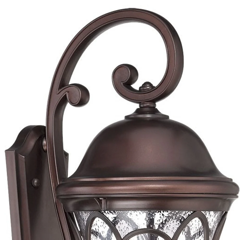 XL Bronze Tapered Goblet Wall Light By Homeroots - Image 3