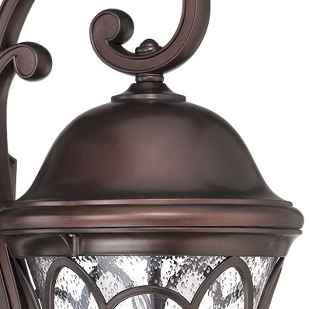 XL Bronze Tapered Goblet Wall Light By Homeroots - Image 4