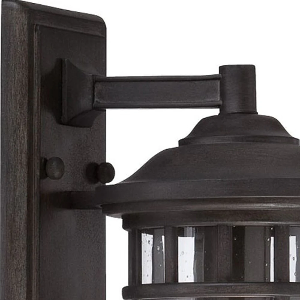 XL Matte Black Canister Wall Light By Homeroots - Image 4