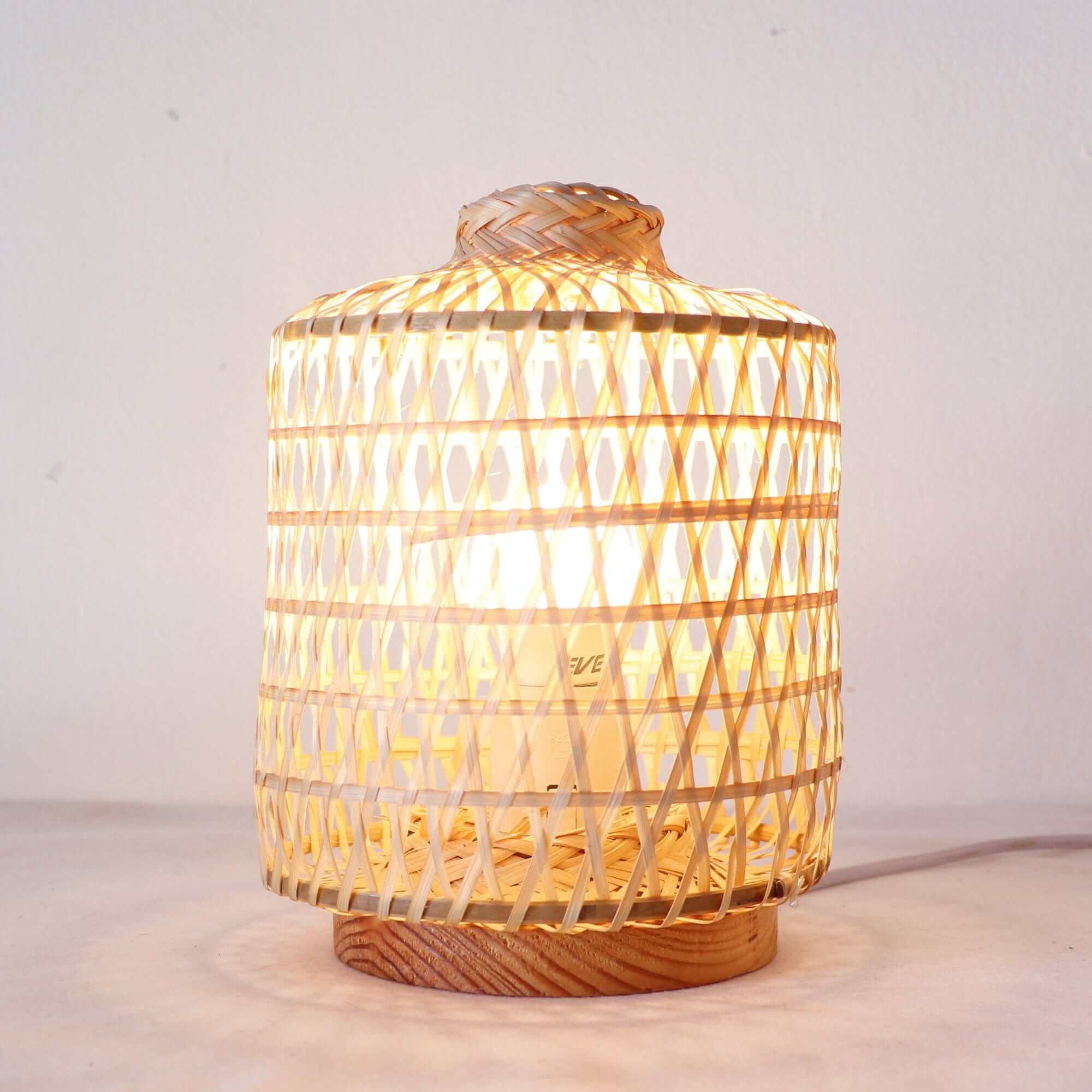 Ya Na Pat - Bamboo Boho Table Lamp By Thaihome - Image 4