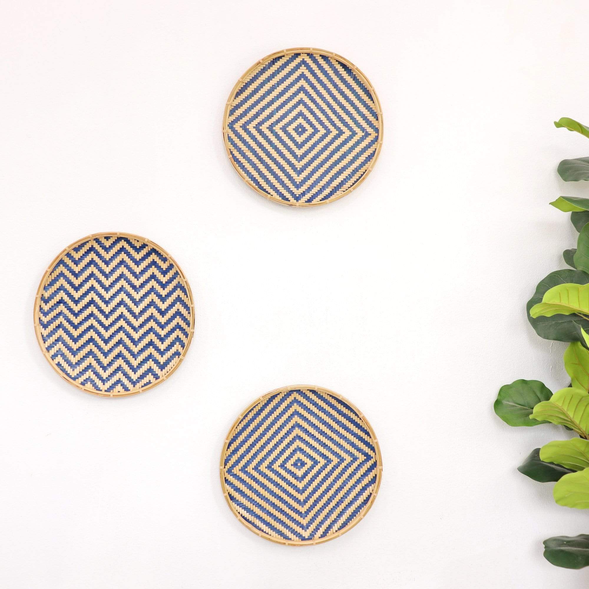 Ya Nin - Boho Wall Hanging DeCor (Set Of 3) By Thaihome - Image 4