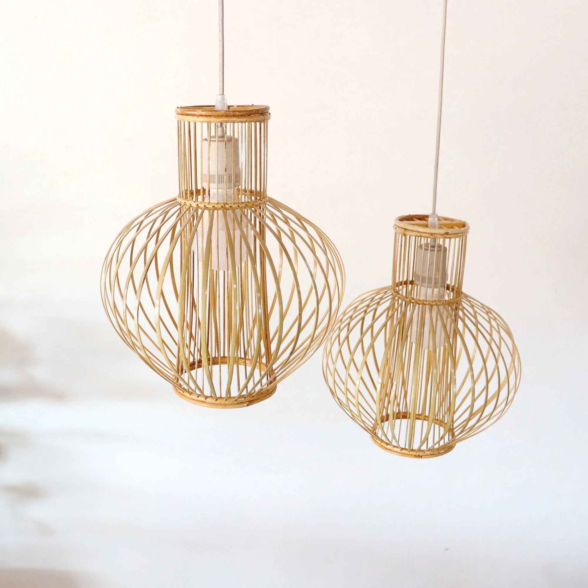 Yai Mai - Rattan And Bamboo Pendant Light Shade By Thaihome - Image 3