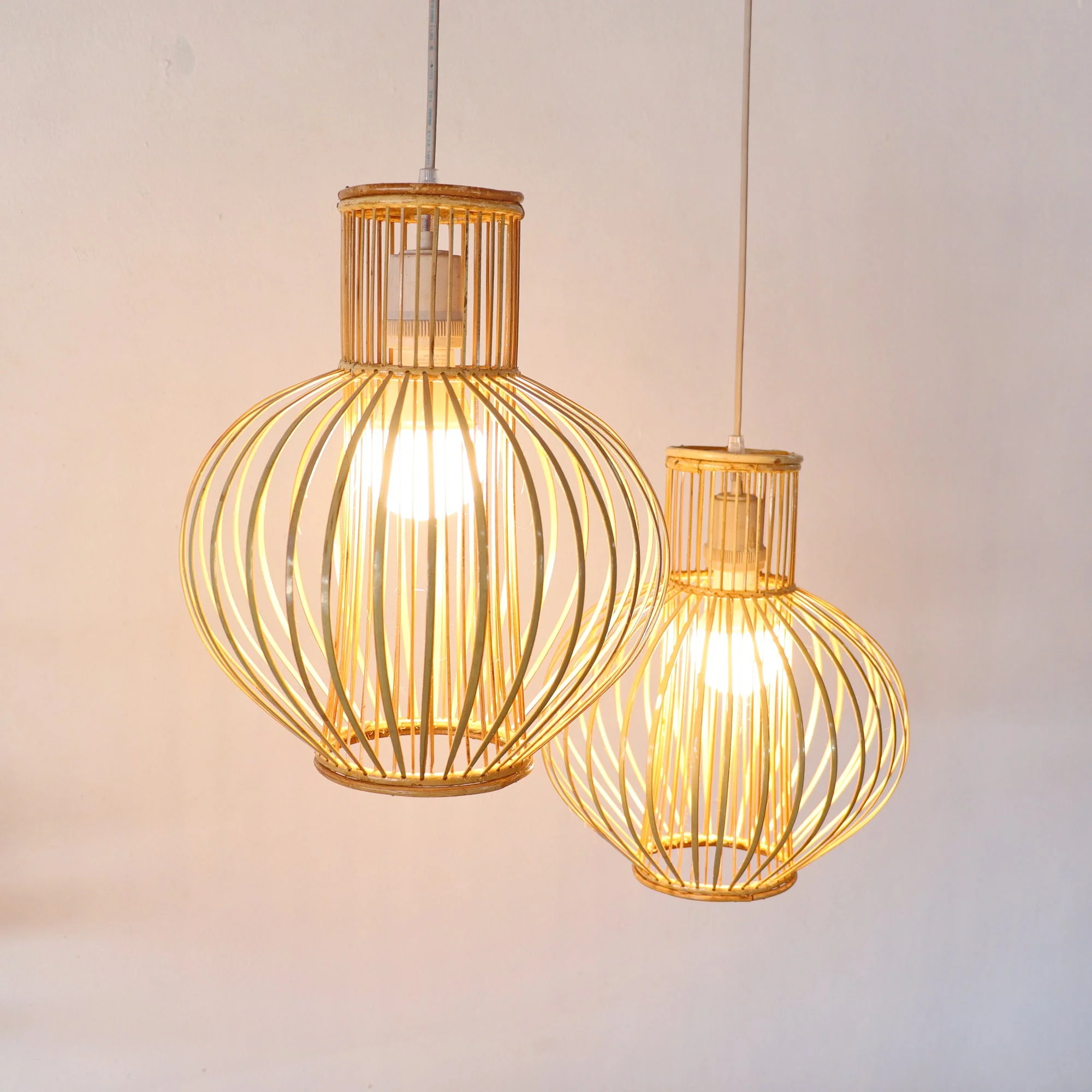 Yai Mai - Rattan And Bamboo Pendant Light Shade By Thaihome - Image 6