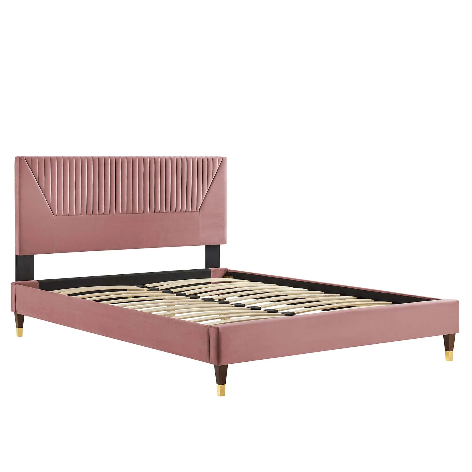 Yasmine Channel Tufted Performance Velvet Full Platform Bed By Modway - MOD-6996 - Image 12