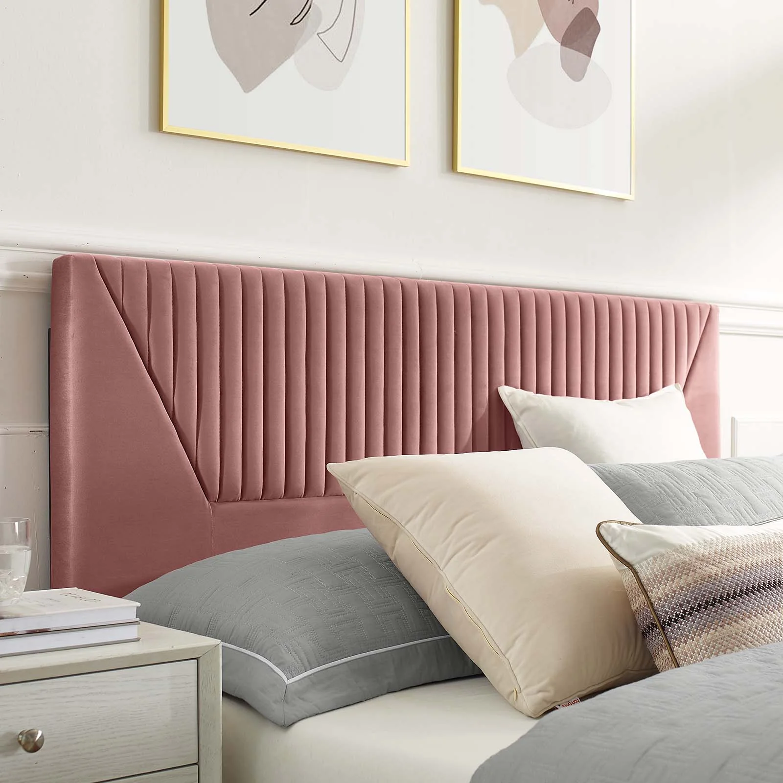 Yasmine Channel Tufted Performance Velvet Full Platform Bed By Modway - MOD-7004 - Image 15