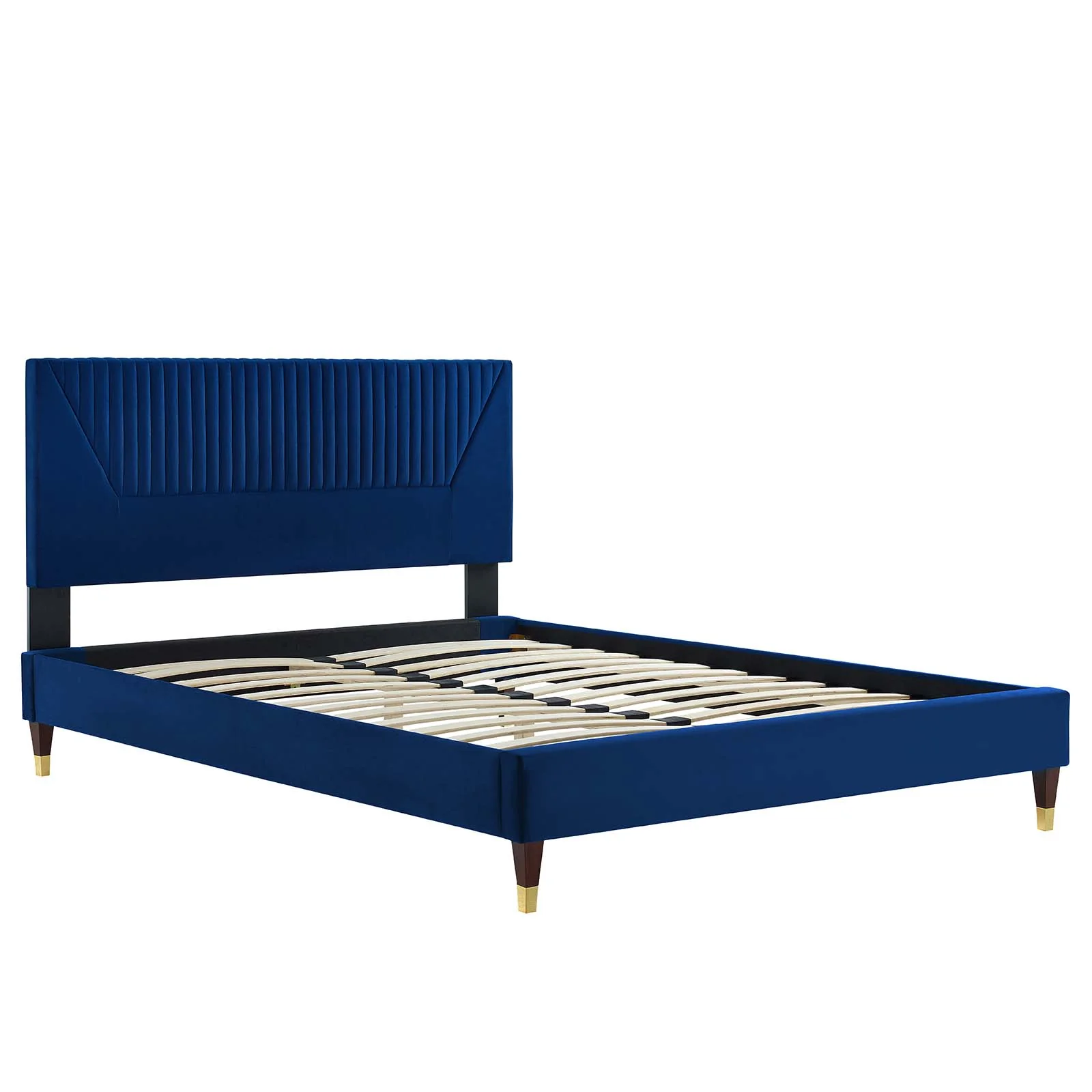 Yasmine Channel Tufted Performance Velvet King Platform Bed By Modway - MOD-7008 - Image 20