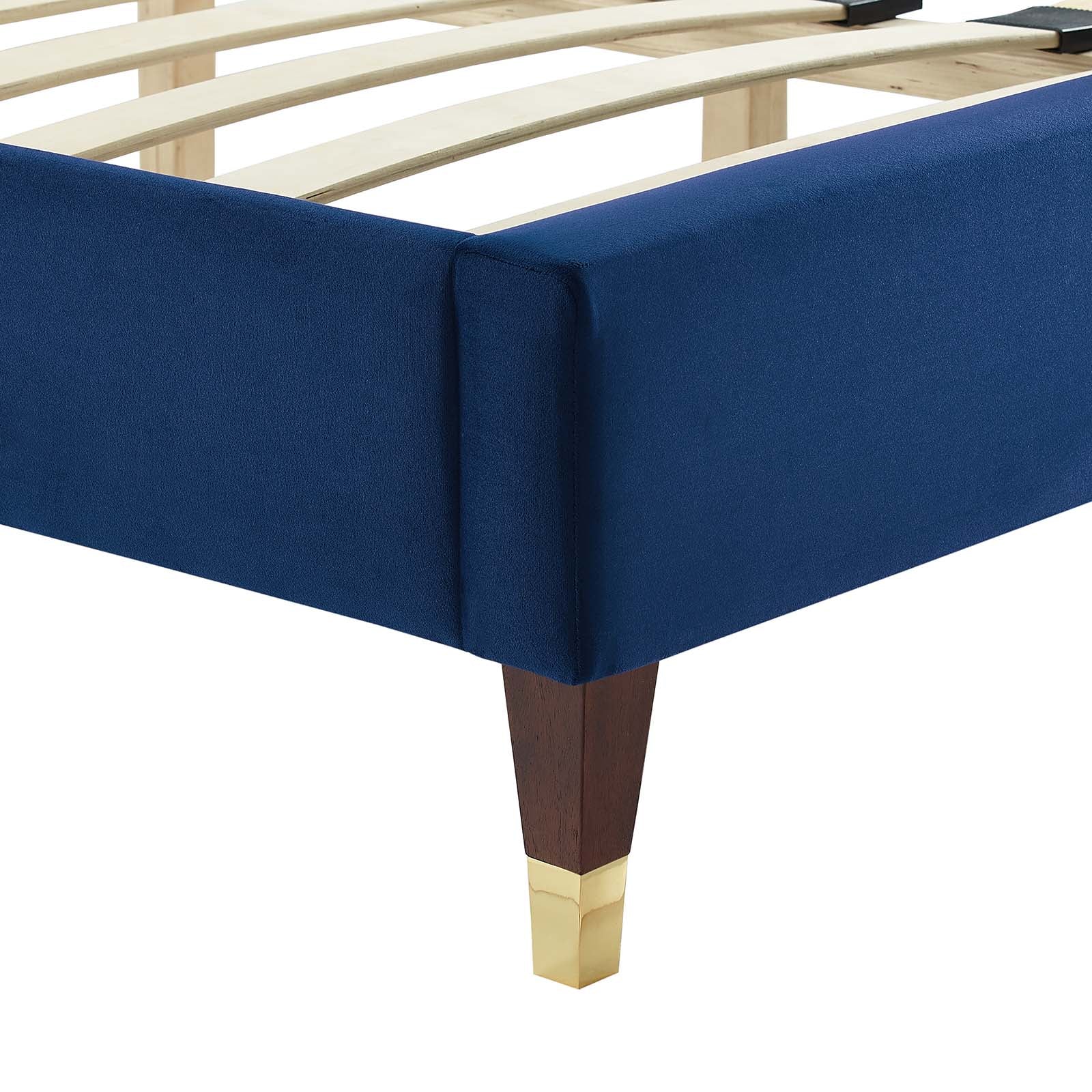 Yasmine Channel Tufted Performance Velvet King Platform Bed By Modway - MOD-7008 - Image 21