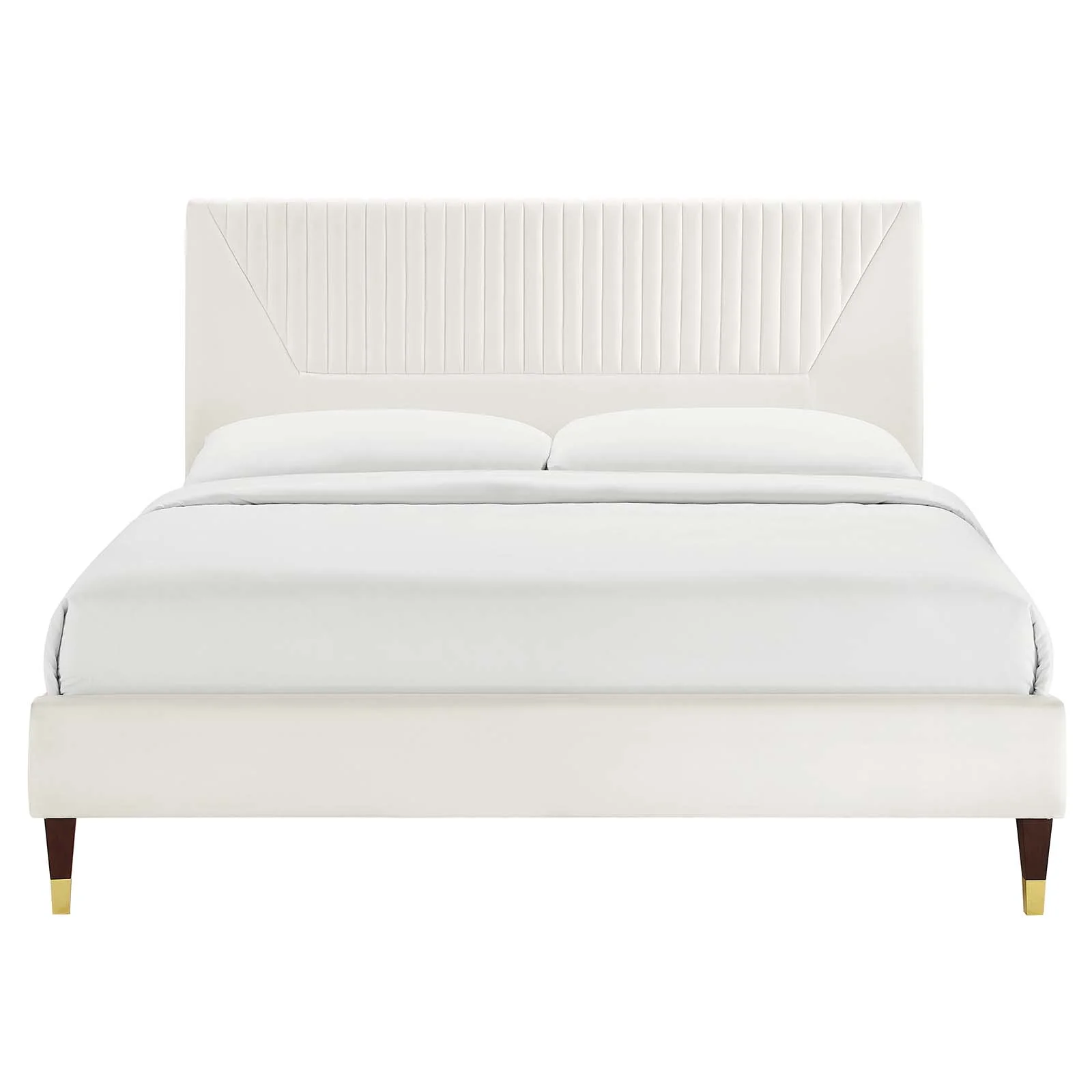 Yasmine Channel Tufted Performance Velvet King Platform Bed By Modway - MOD-7008 - Image 27
