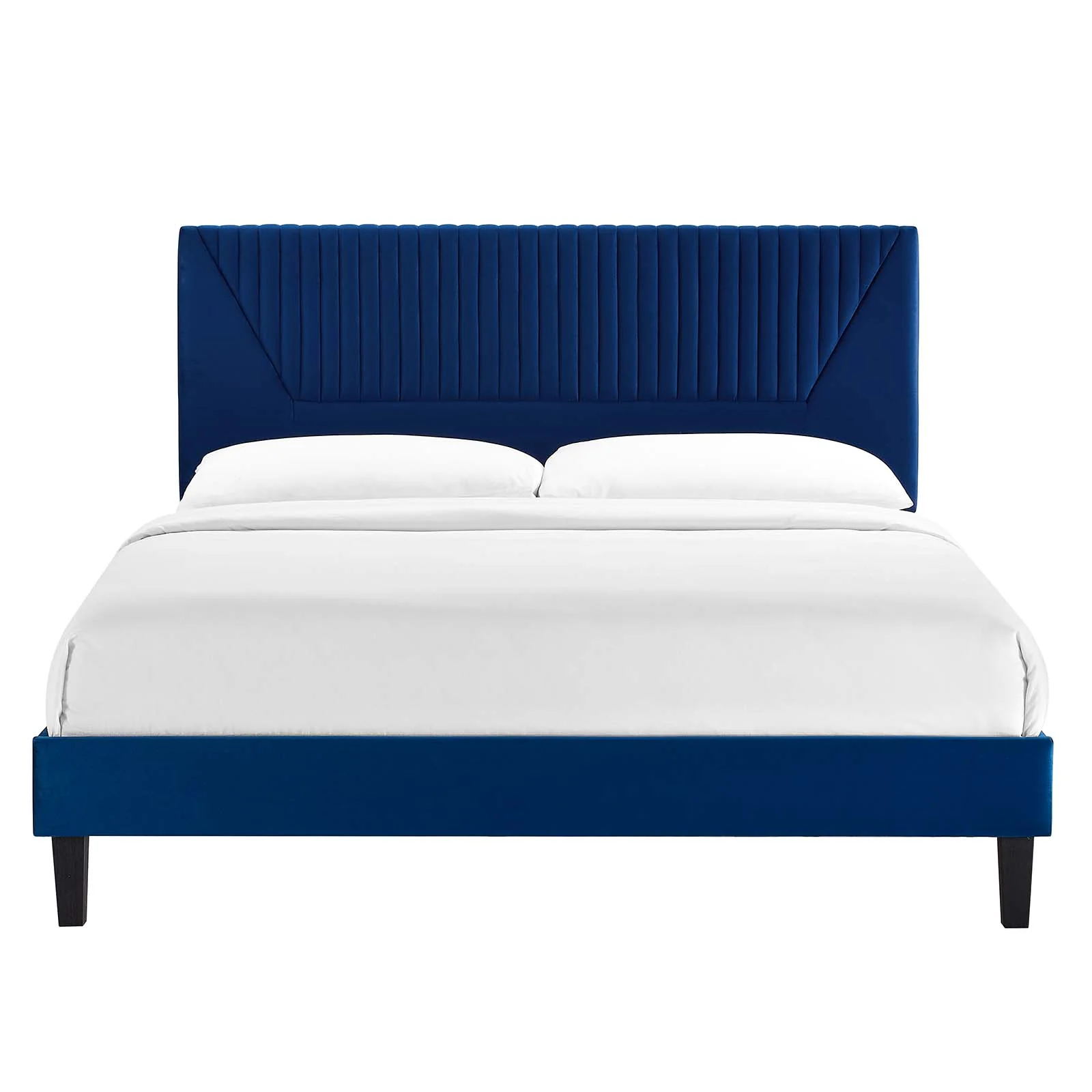 Yasmine Channel Tufted Performance Velvet King Platform Bed By Modway - MOD-7012 - Image 19