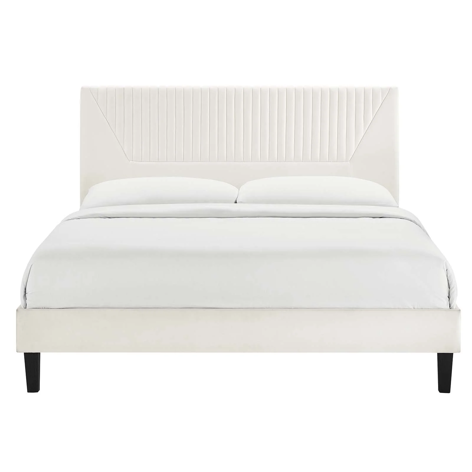Yasmine Channel Tufted Performance Velvet King Platform Bed By Modway - MOD-7012 - Image 27