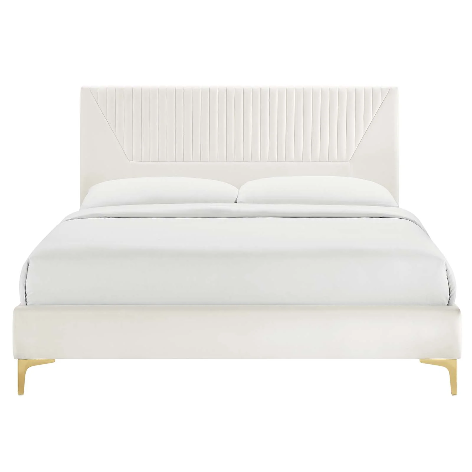 Yasmine Channel Tufted Performance Velvet King Platform Bed By Modway - MOD-7016 - Image 27