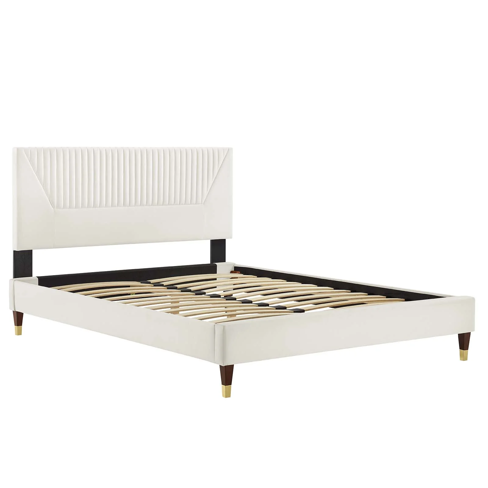 Yasmine Channel Tufted Performance Velvet Queen Platform Bed By Modway - MOD-6972 - Image 28