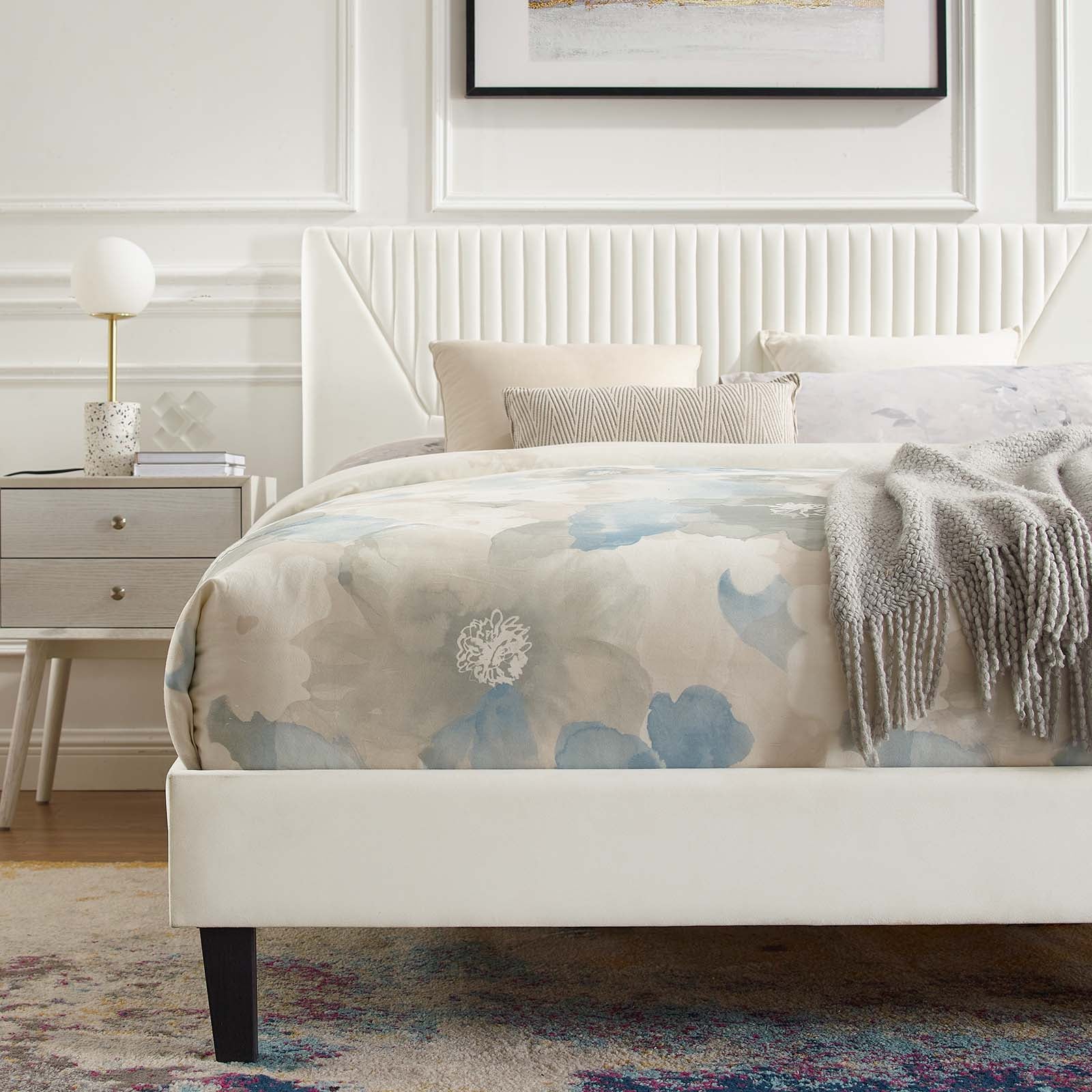 Yasmine Channel Tufted Performance Velvet Queen Platform Bed By Modway - MOD-6976 - Image 31